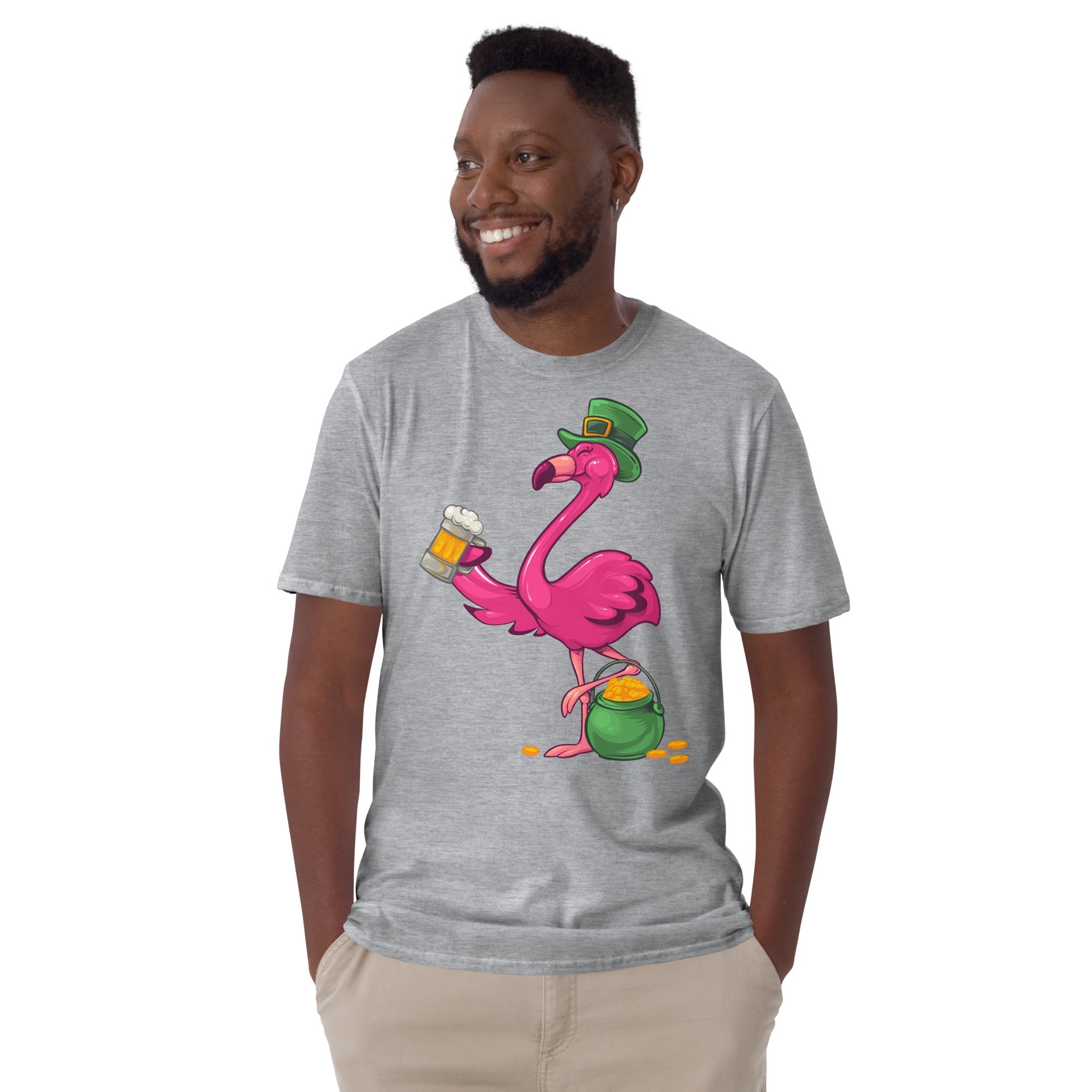 Original The Popular Flamingo St. Patrick's Day T-Shirt