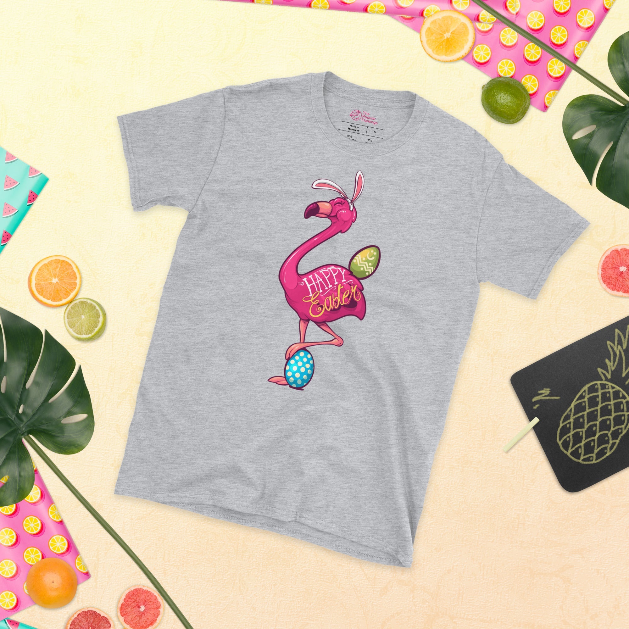 Original The Popular Flamingo Happy Easter T-Shirt