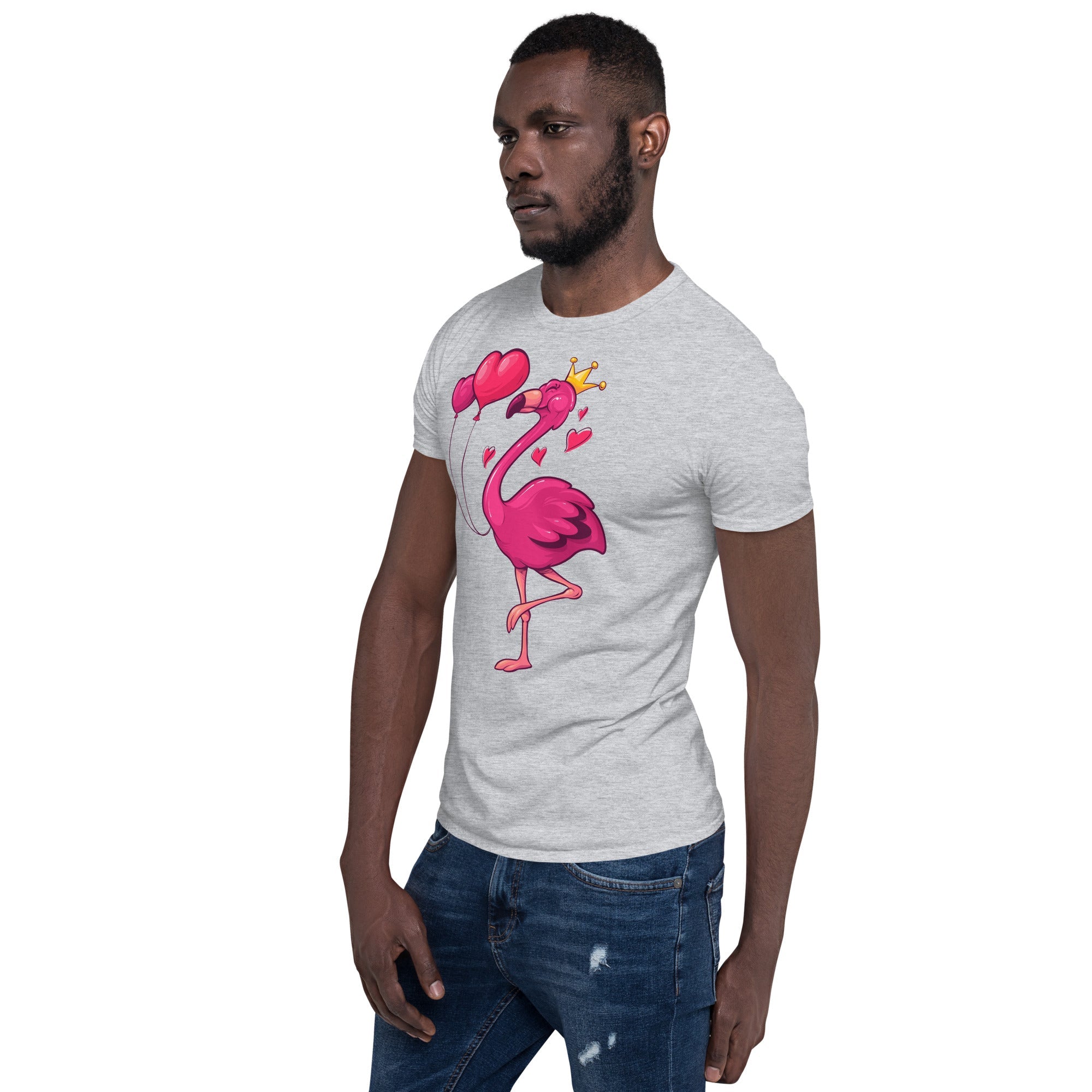 Original The Popular Flamingo Valentine's Day T-Shirt