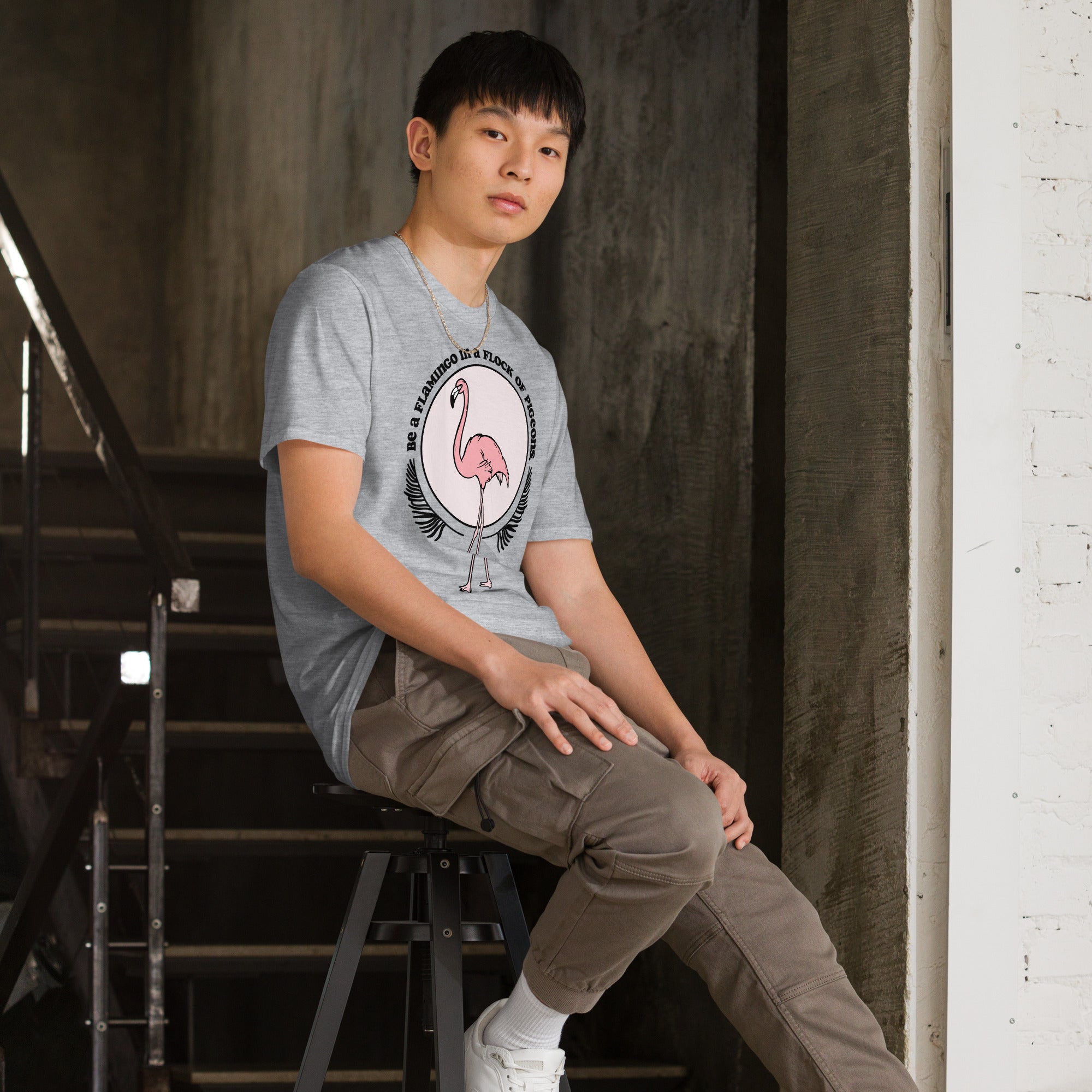 Be A Flamingo In A Flock Of Pigeons T-Shirt