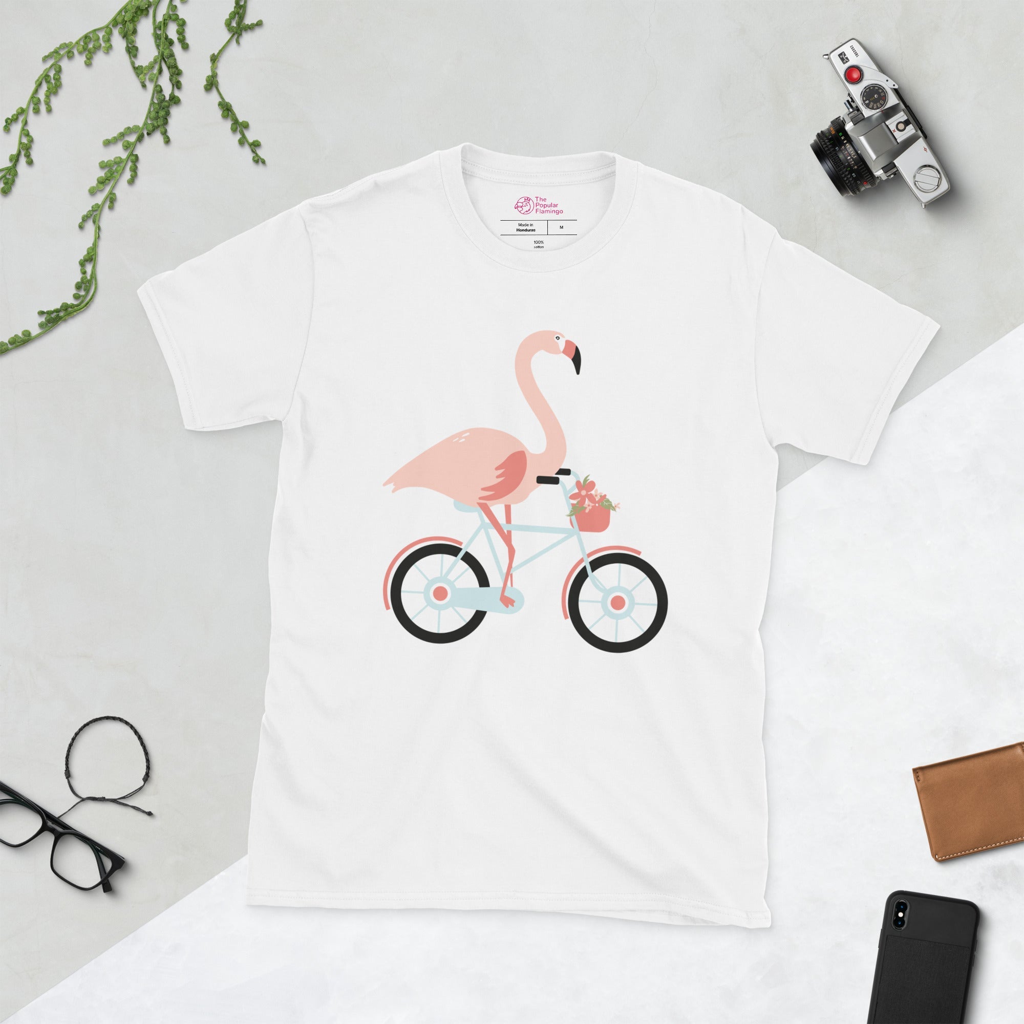Flamingo Bicycle T-Shirt