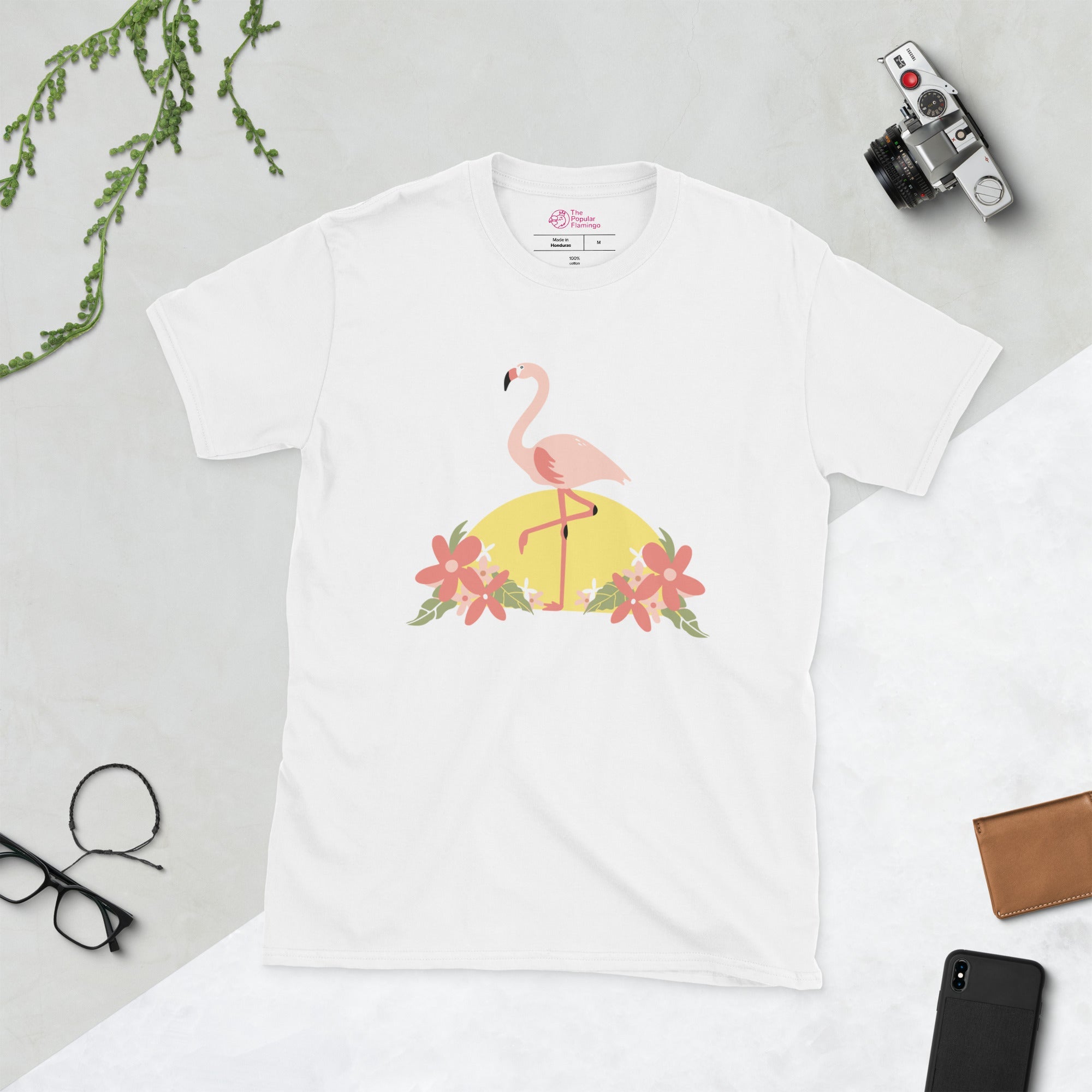 Flamingo Flower T-Shirt