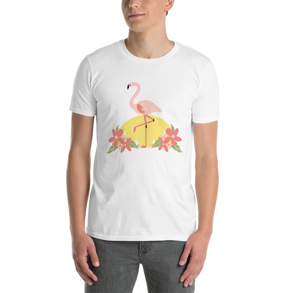 Flamingo Flower T-Shirt