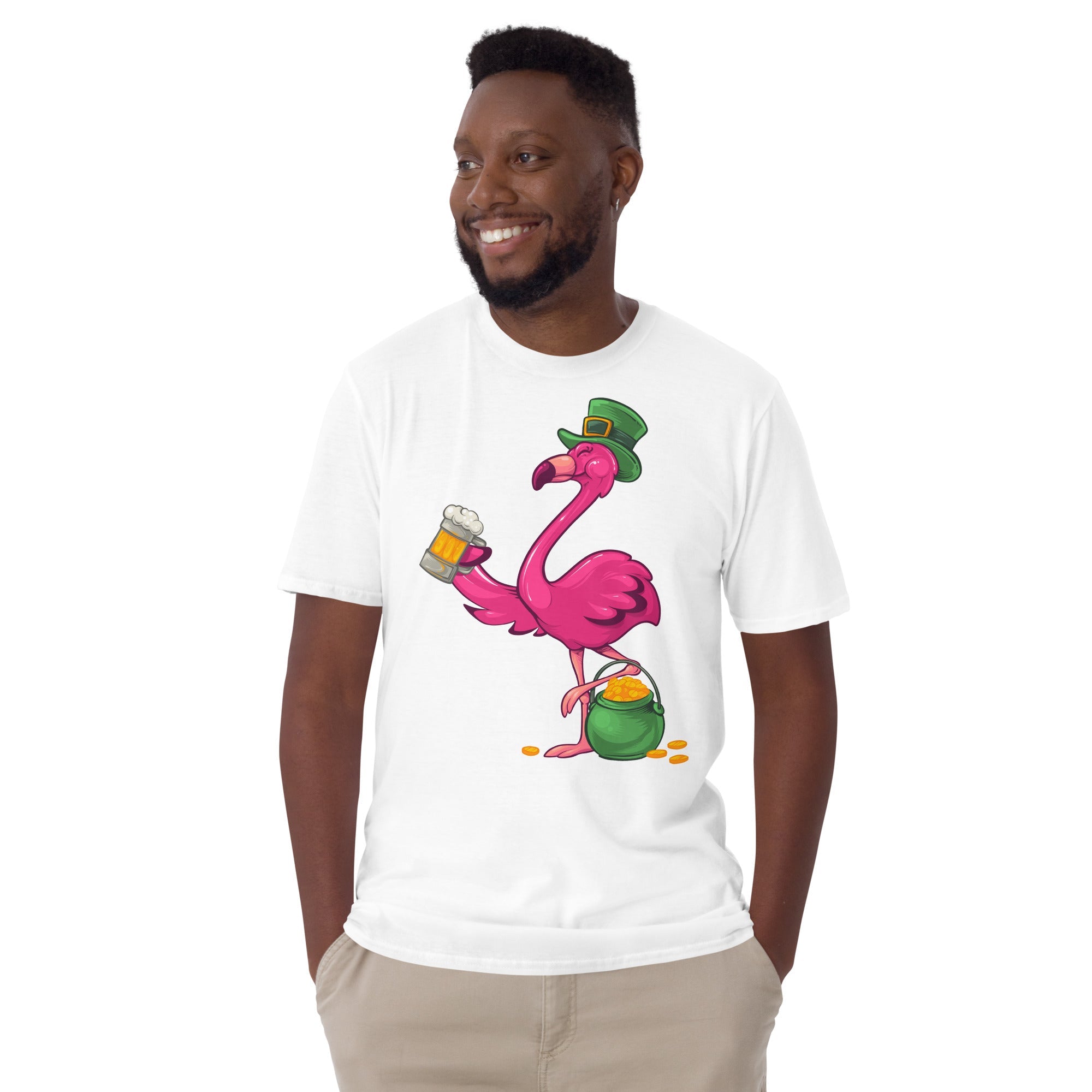Original The Popular Flamingo St. Patrick's Day T-Shirt