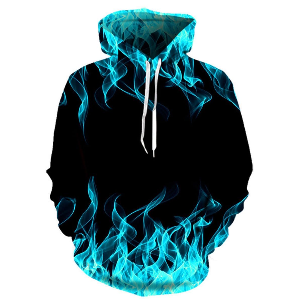Unisex Colorful Graphic Hoodies 3D Print Cool Sweatshirt Cool Design with Pocket for Men and Women