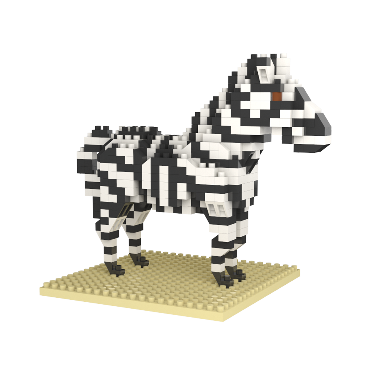 Mini Building Blocks -  Zebra