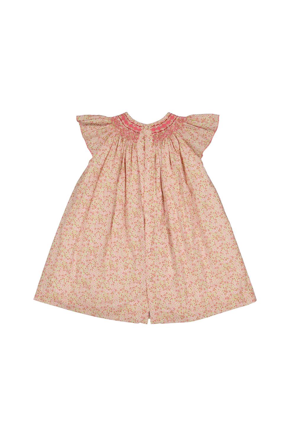 Eve Pink Floral Bishop Dress