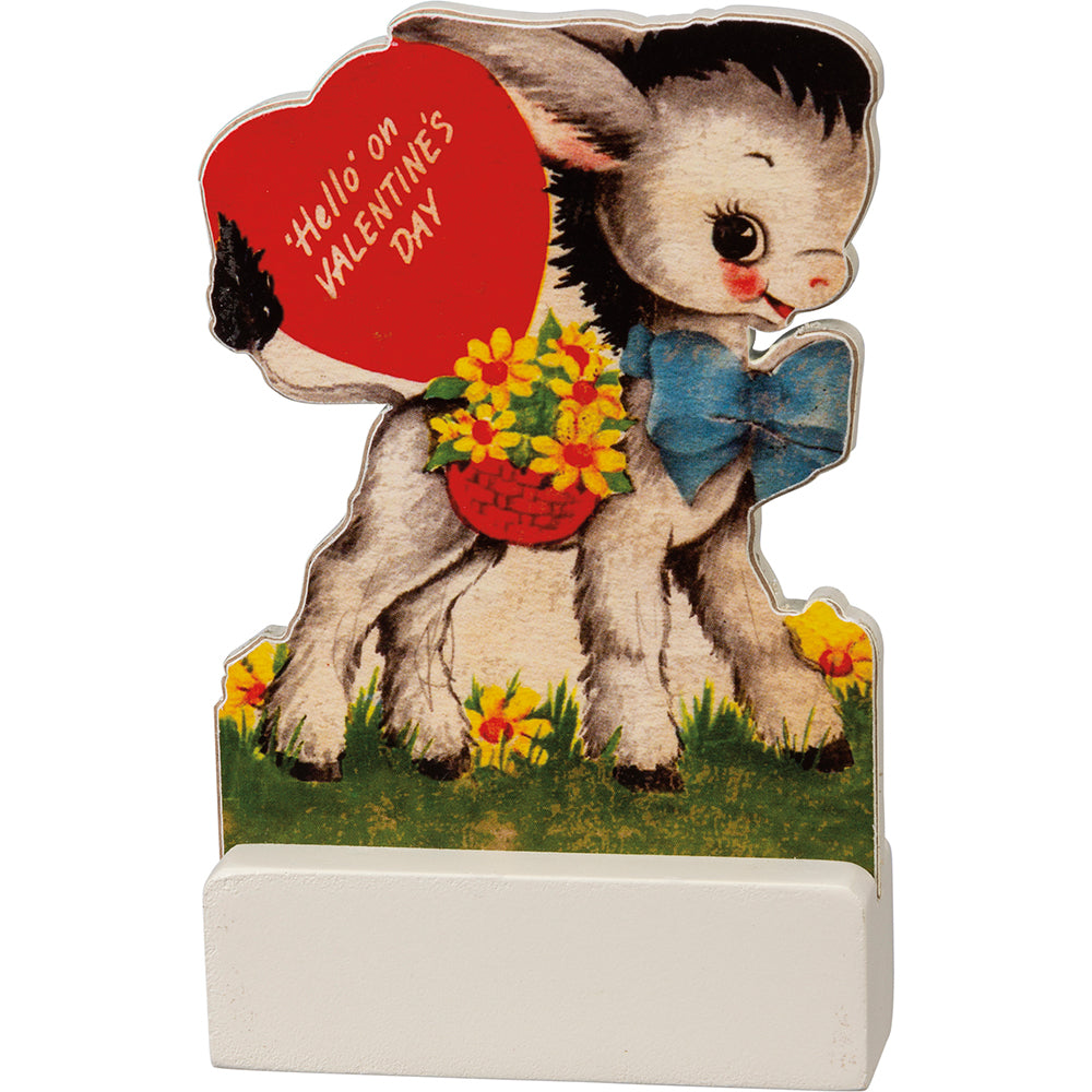 Vintage Valentine's Day Stand Up Decor Set of 5