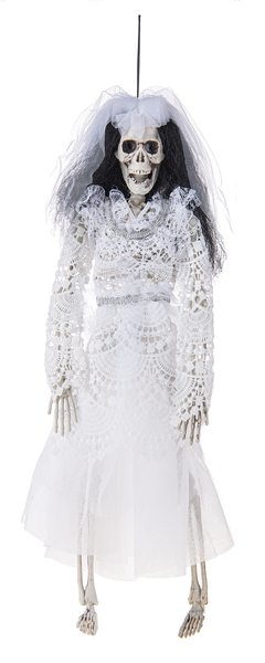 Costumed Hanging Skeleton - Bride