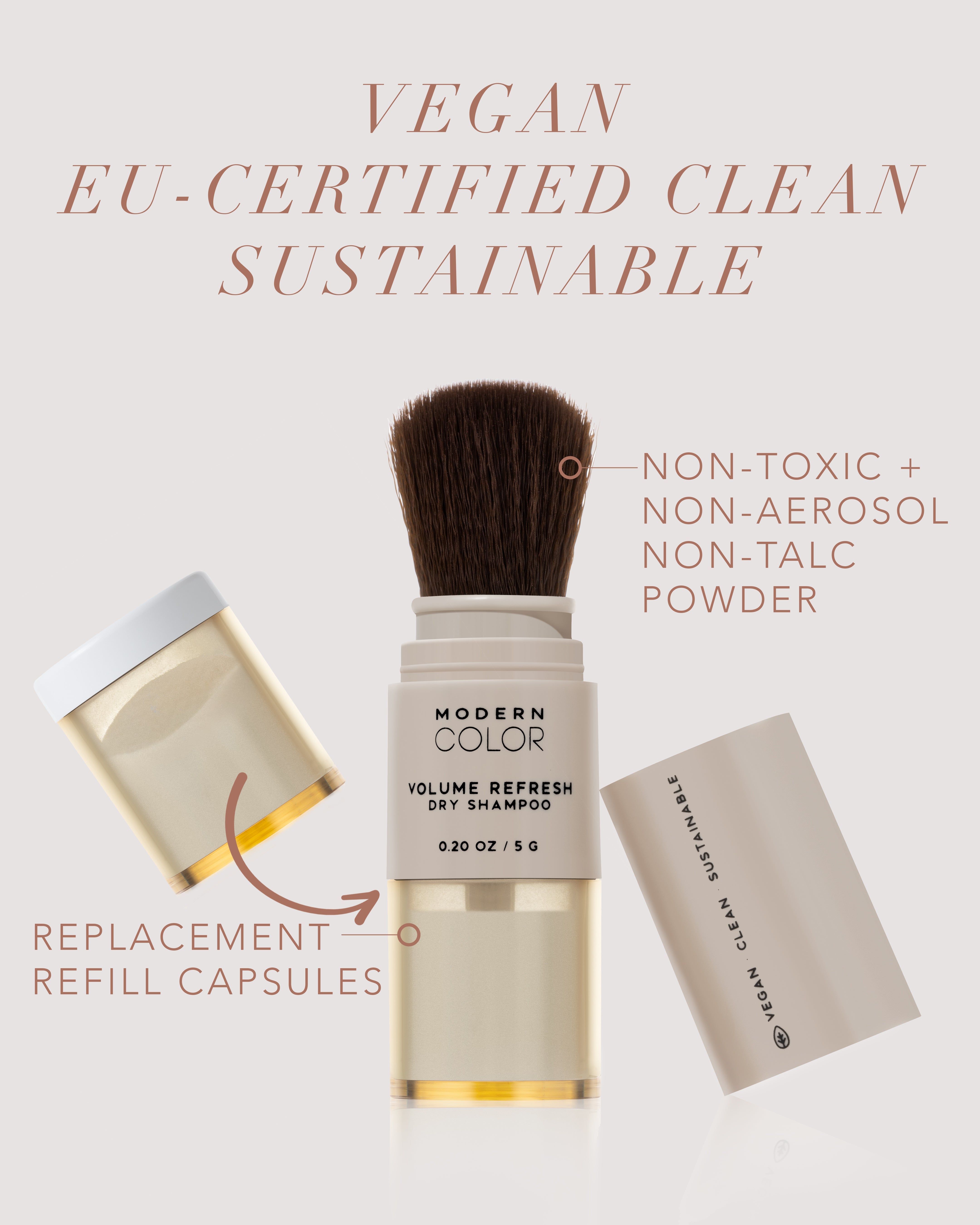 Volume Refresh Dry Shampoo Powder Brush