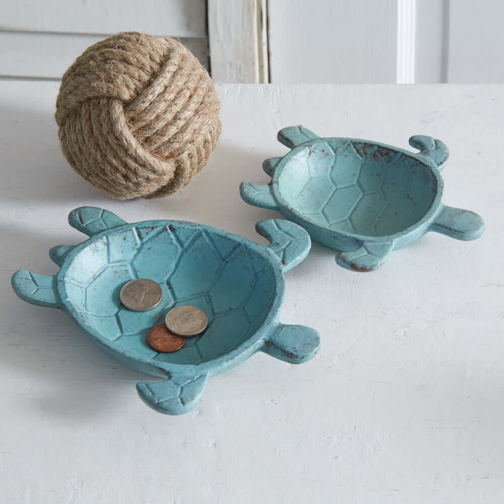 Sea Turtle Trinket Dishes (Set of 2)