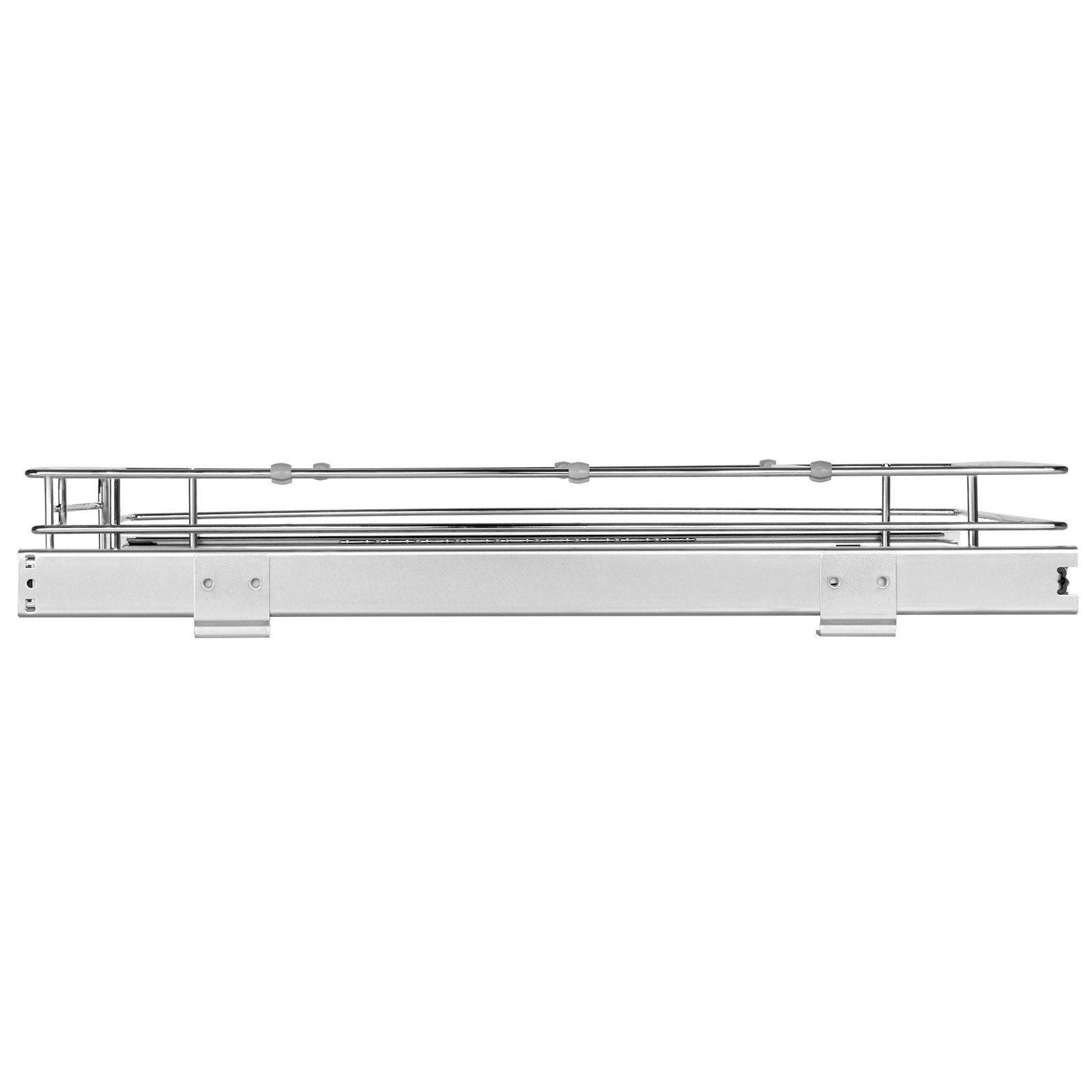 VEVOR 20"W x 21"D Pull Out Cabinet Organizer, Heavy Duty Slide Out Pantry Shelves, Chrome-Plated Steel Roll Out Drawers, Sliding Drawer Storage for Home, Inside Kitchen Cabinet, Bathroom, Under Sink