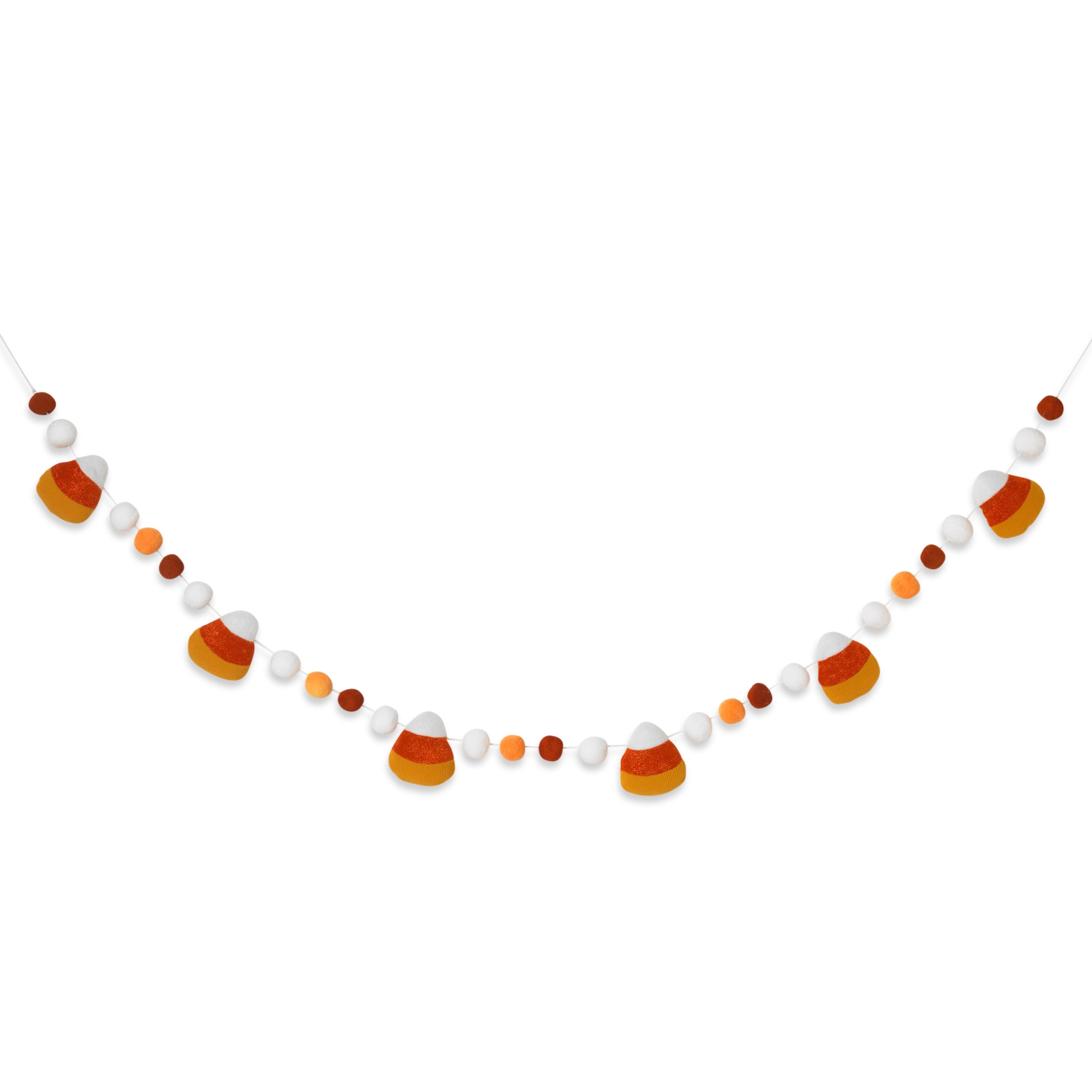 Candy Corn Halloween Garland - 60 Inches Long