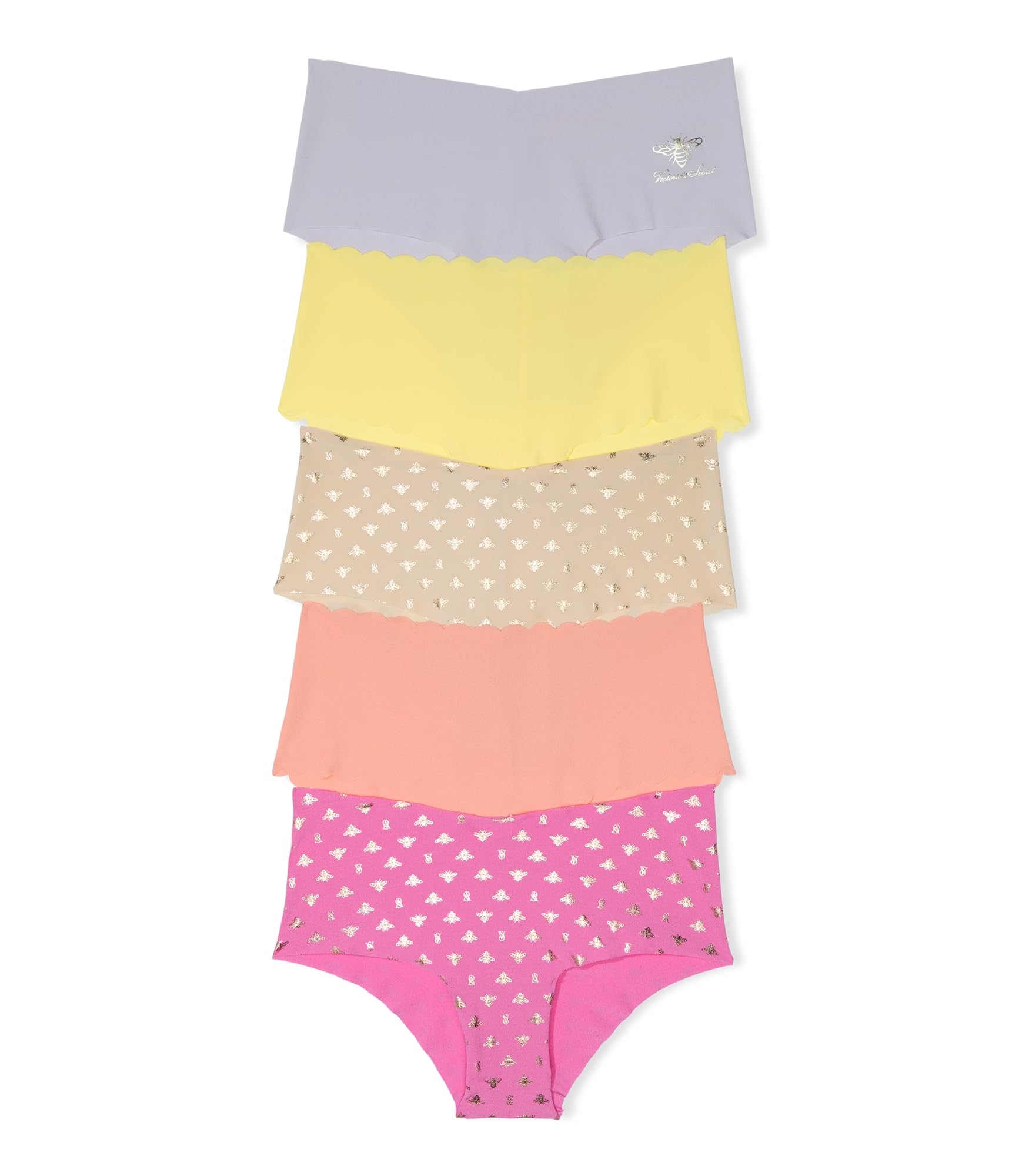 Victoria's Secret Women's No Show Cheeky Underwear, Minimal Coverage Panties for Women, Multi Pack (XS-XXL)
