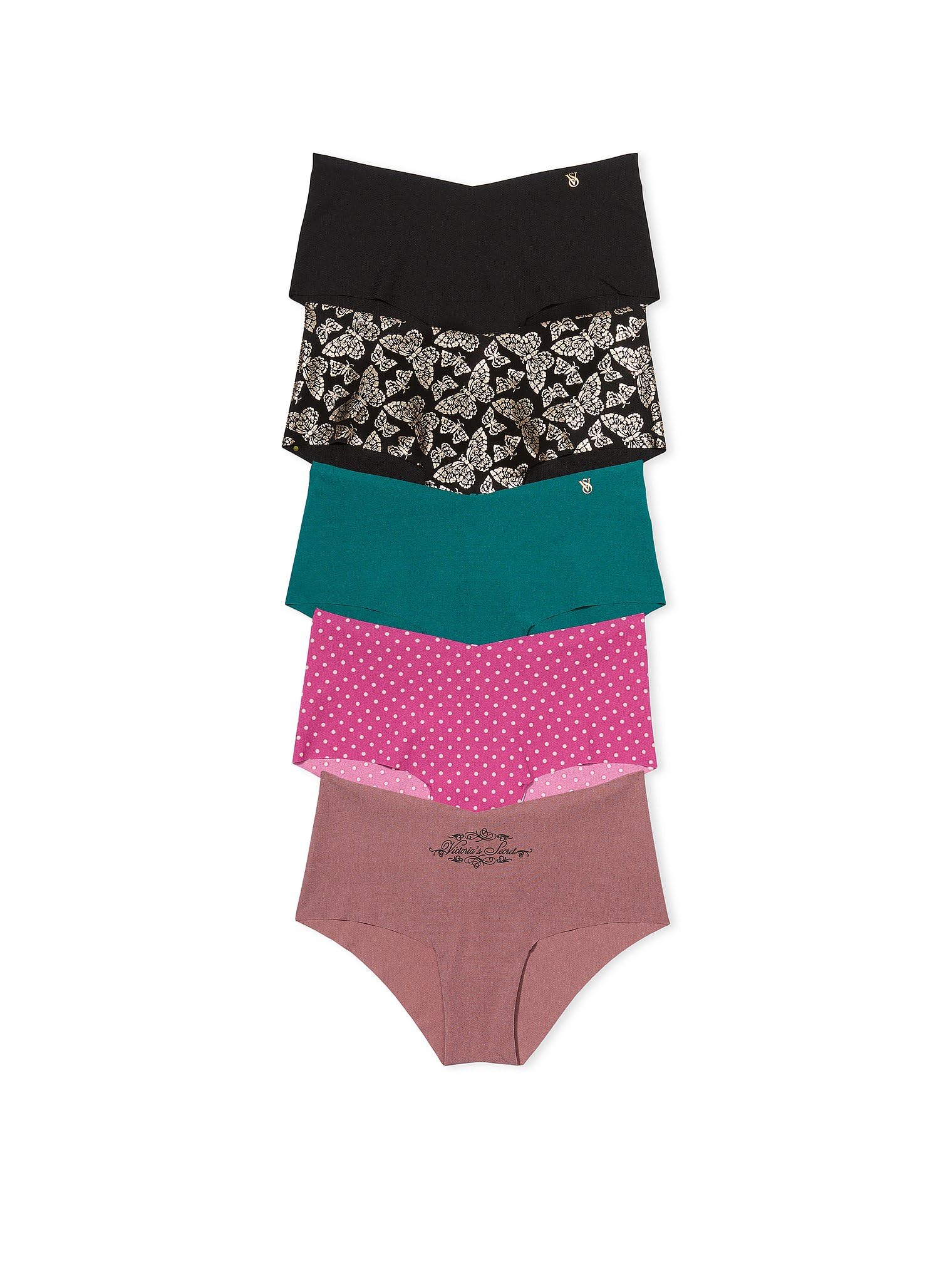 Victoria's Secret Women's No Show Cheeky Underwear, Minimal Coverage Panties for Women, Multi Pack (XS-XXL)
