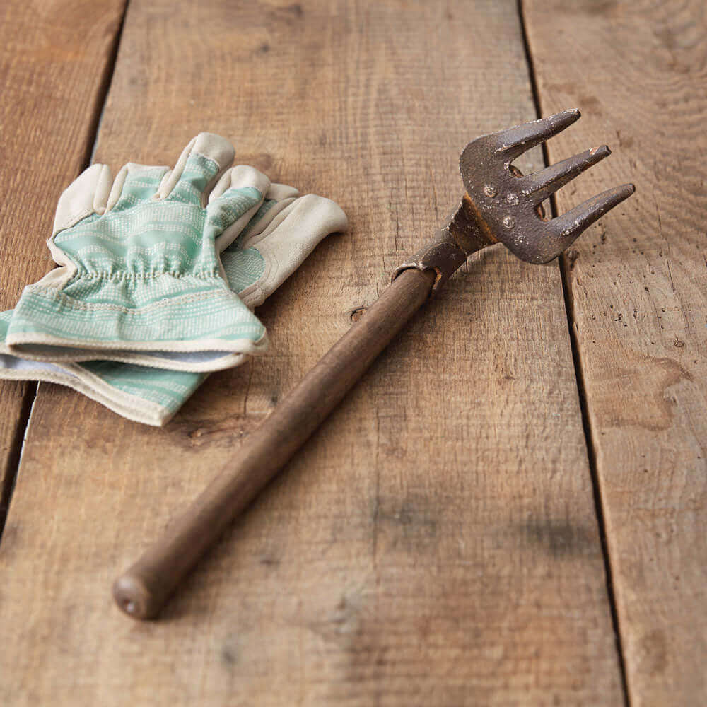 Vintage Inspired Decorative Hand Rake (Set of Two)