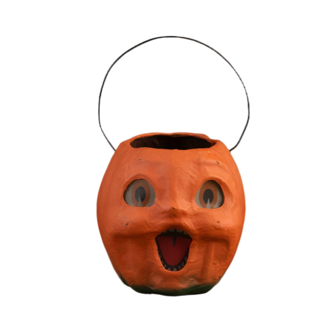 Vintage Pumpkin Bucket Small by Bethany Lowe Designs