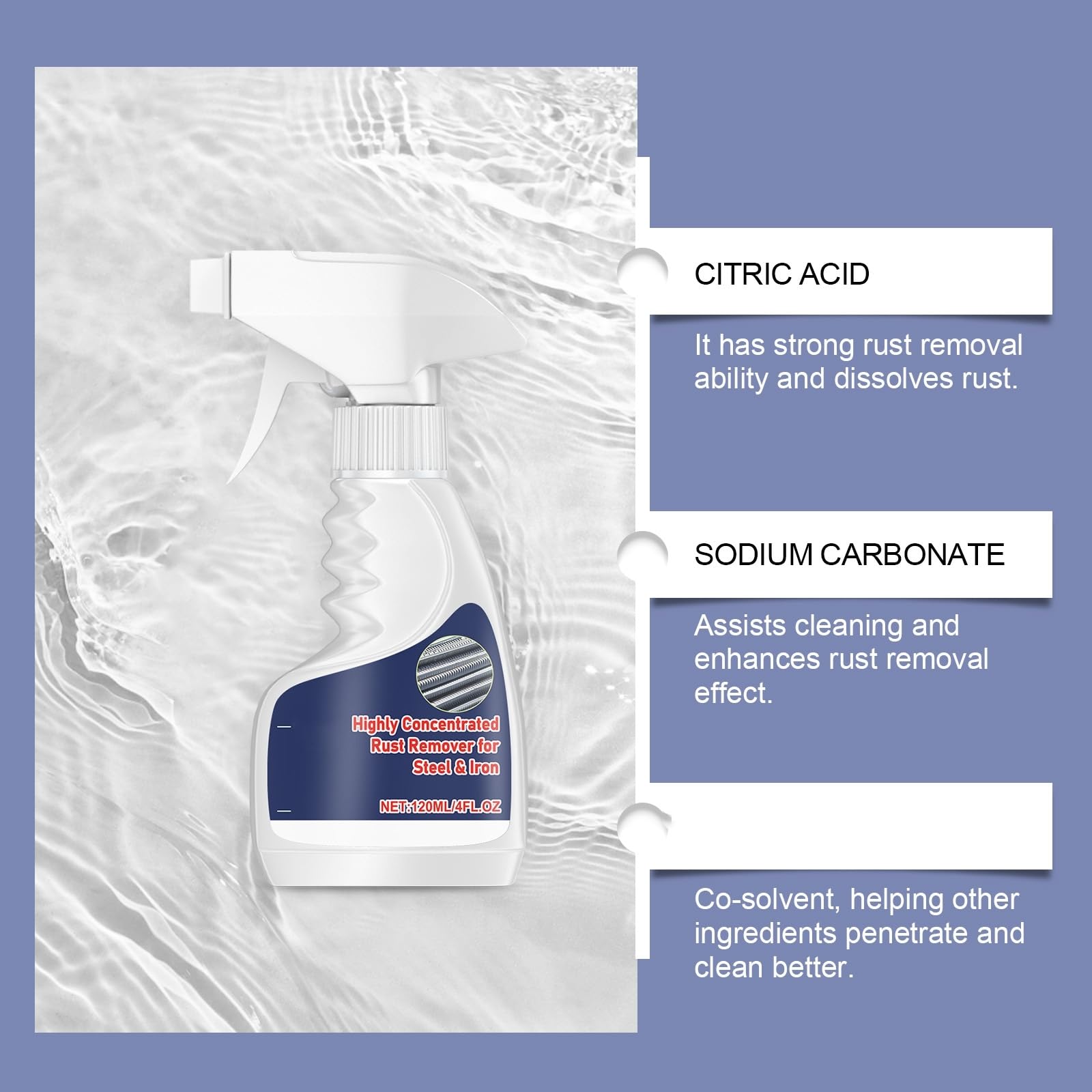 Viyshop Rust Remover, Peony Rust Remover, Heavy Duty RustRemover for Metal, Heavy Duty MetalRustRemover, HeavyDuty Metal RustRemover Spray, High-Speed Rust Powerful RustRemover forMetal (1)