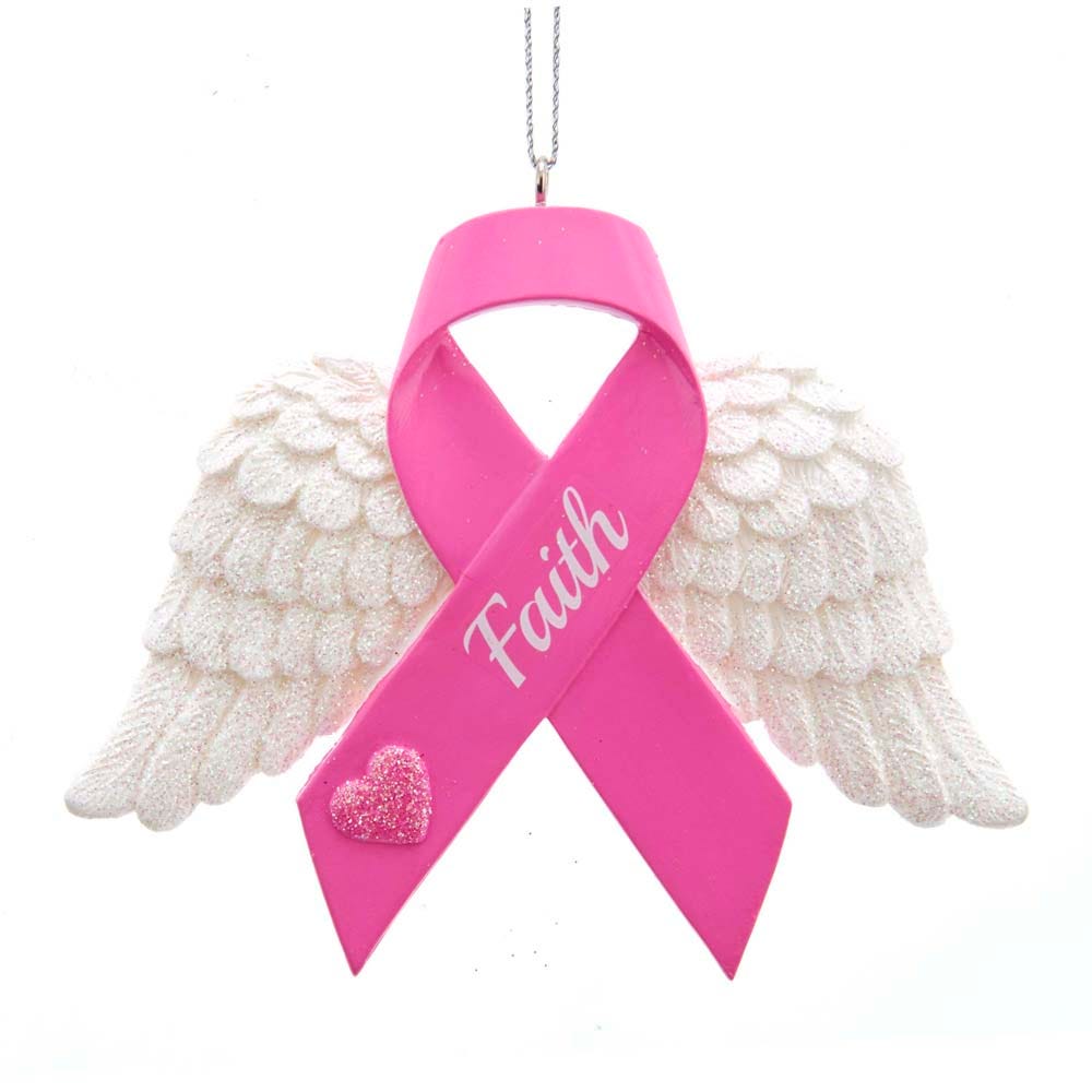 Susan G. Komen Pink Ribbon Wings Ornament