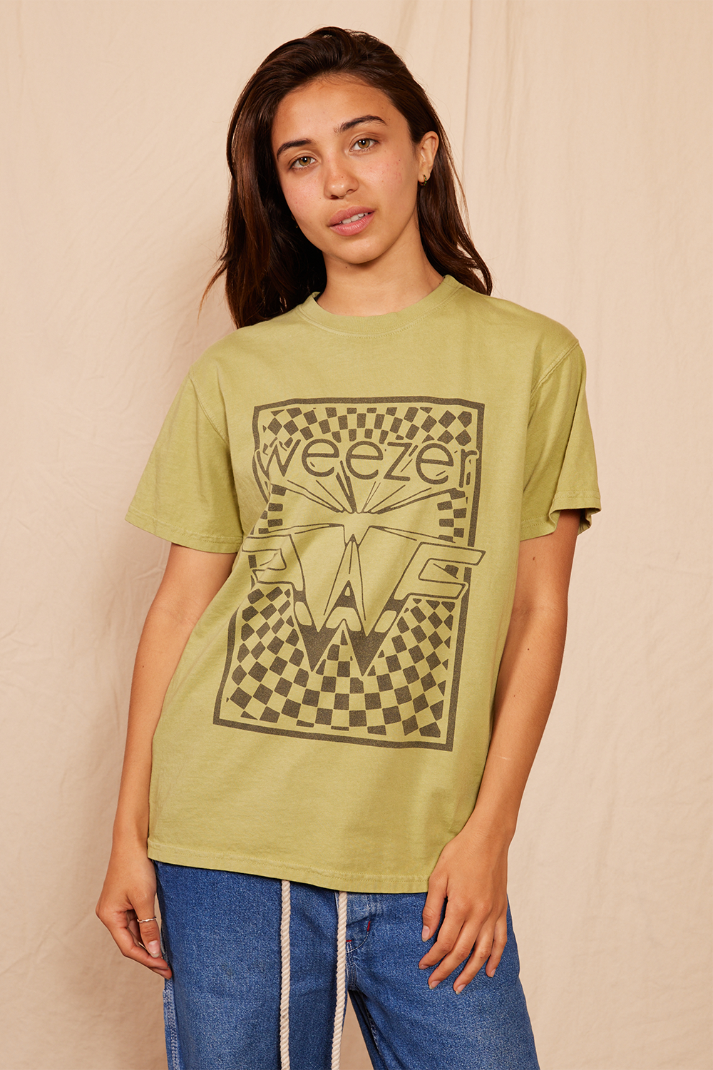 Weezer Checkered Tee by People of Leisure