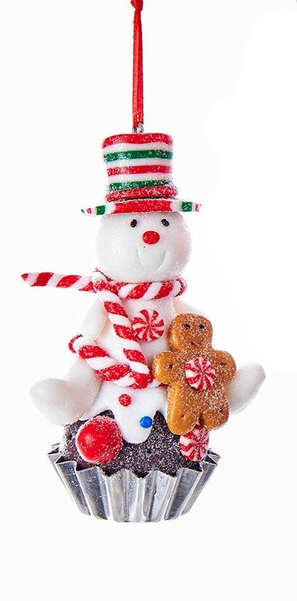 Gingerbread Cupcake Ornament - Gingerbread Man