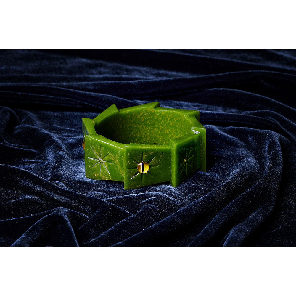 Wide Enchanted Bangle by Splendette