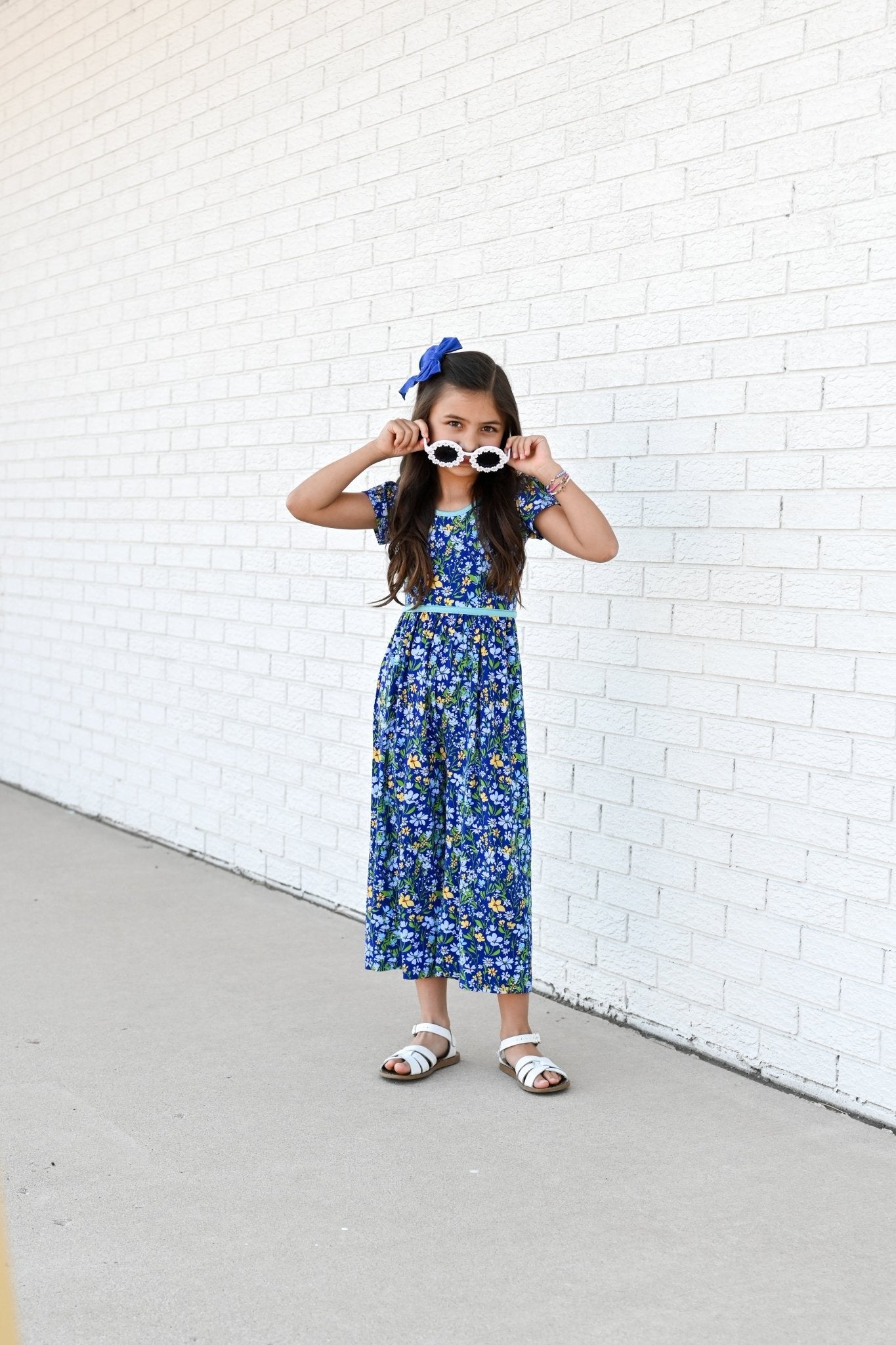 Wide Leg Romper in Wildflowers