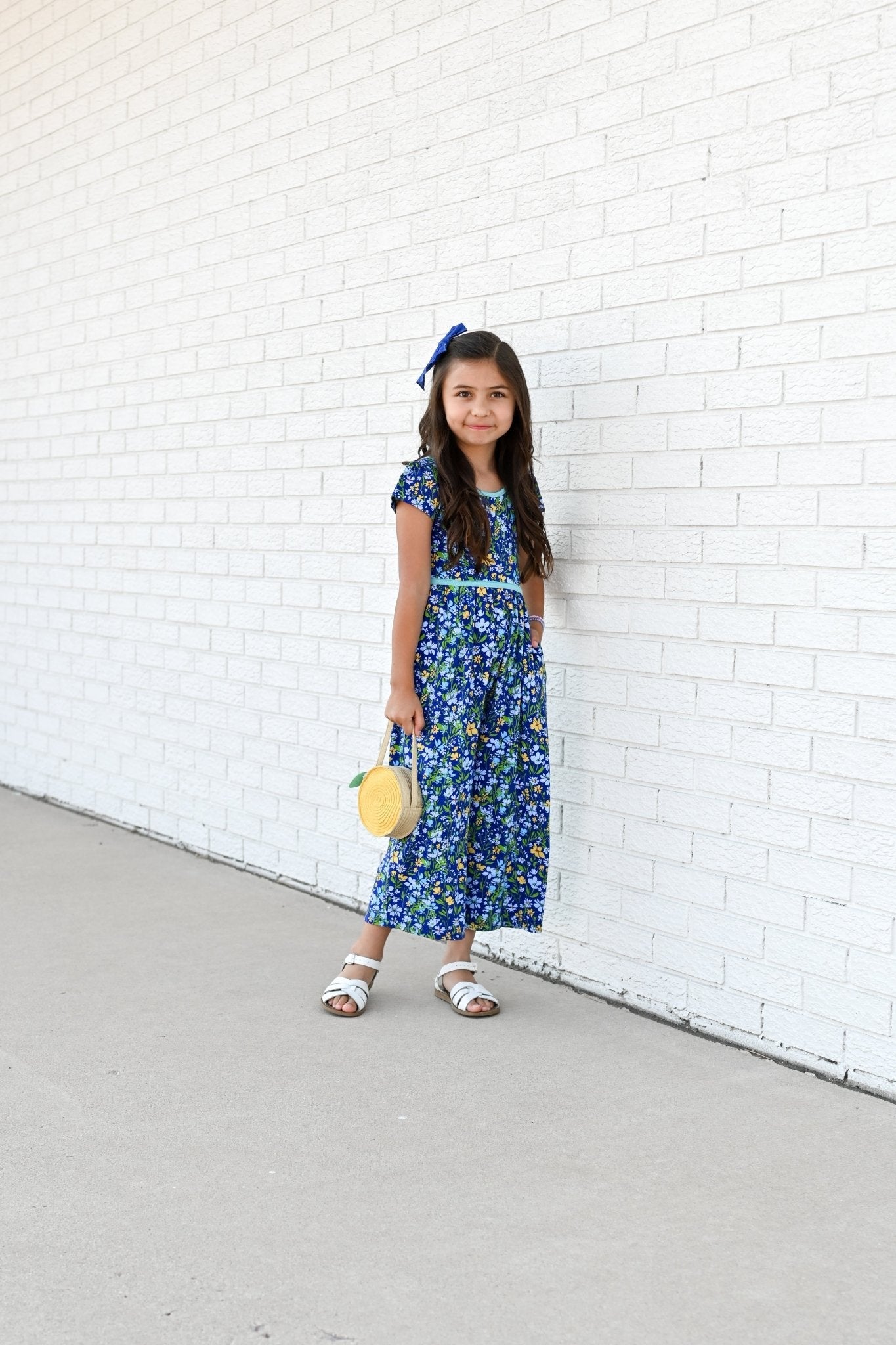 Wide Leg Romper in Wildflowers
