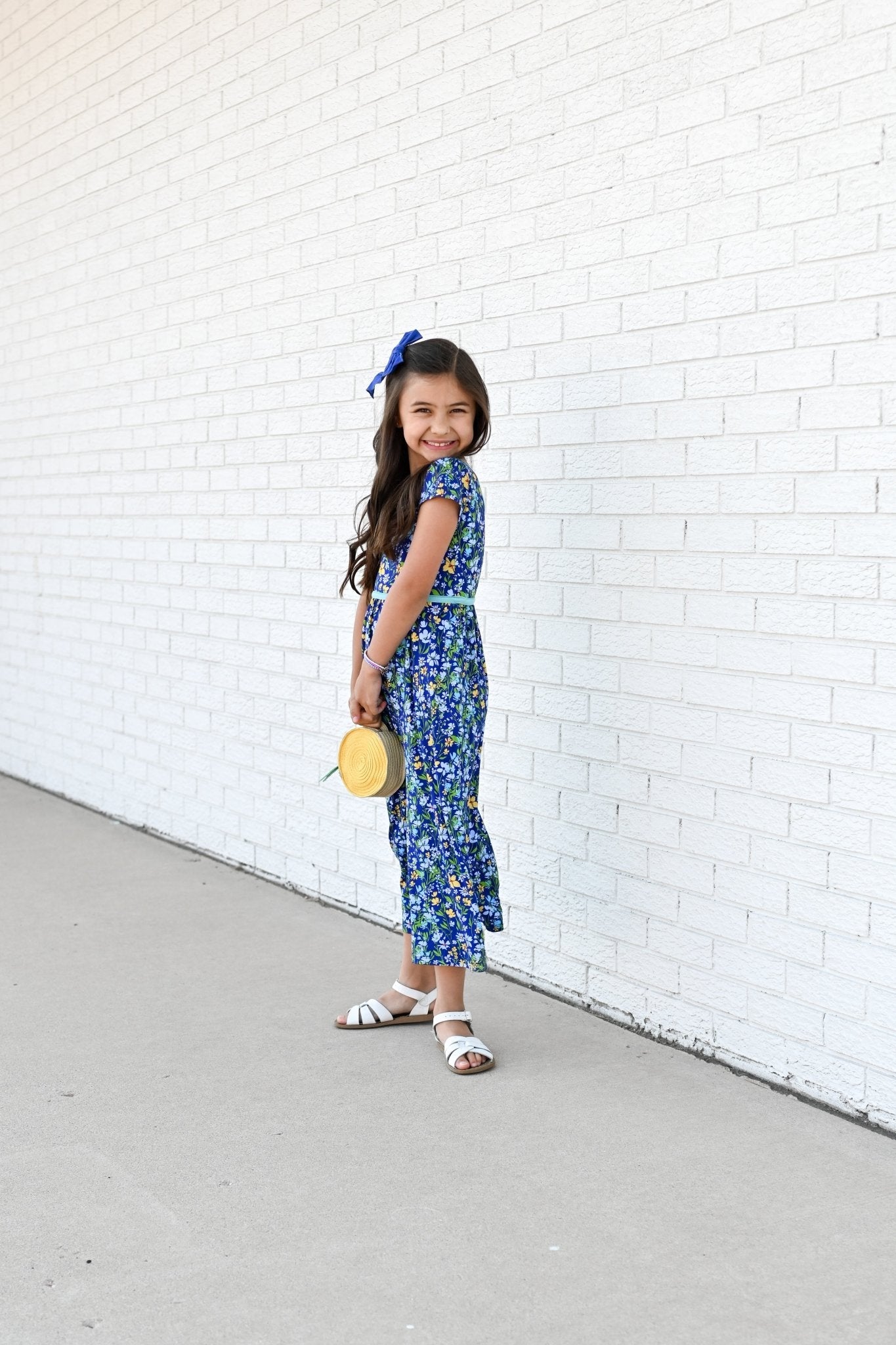 Wide Leg Romper in Wildflowers
