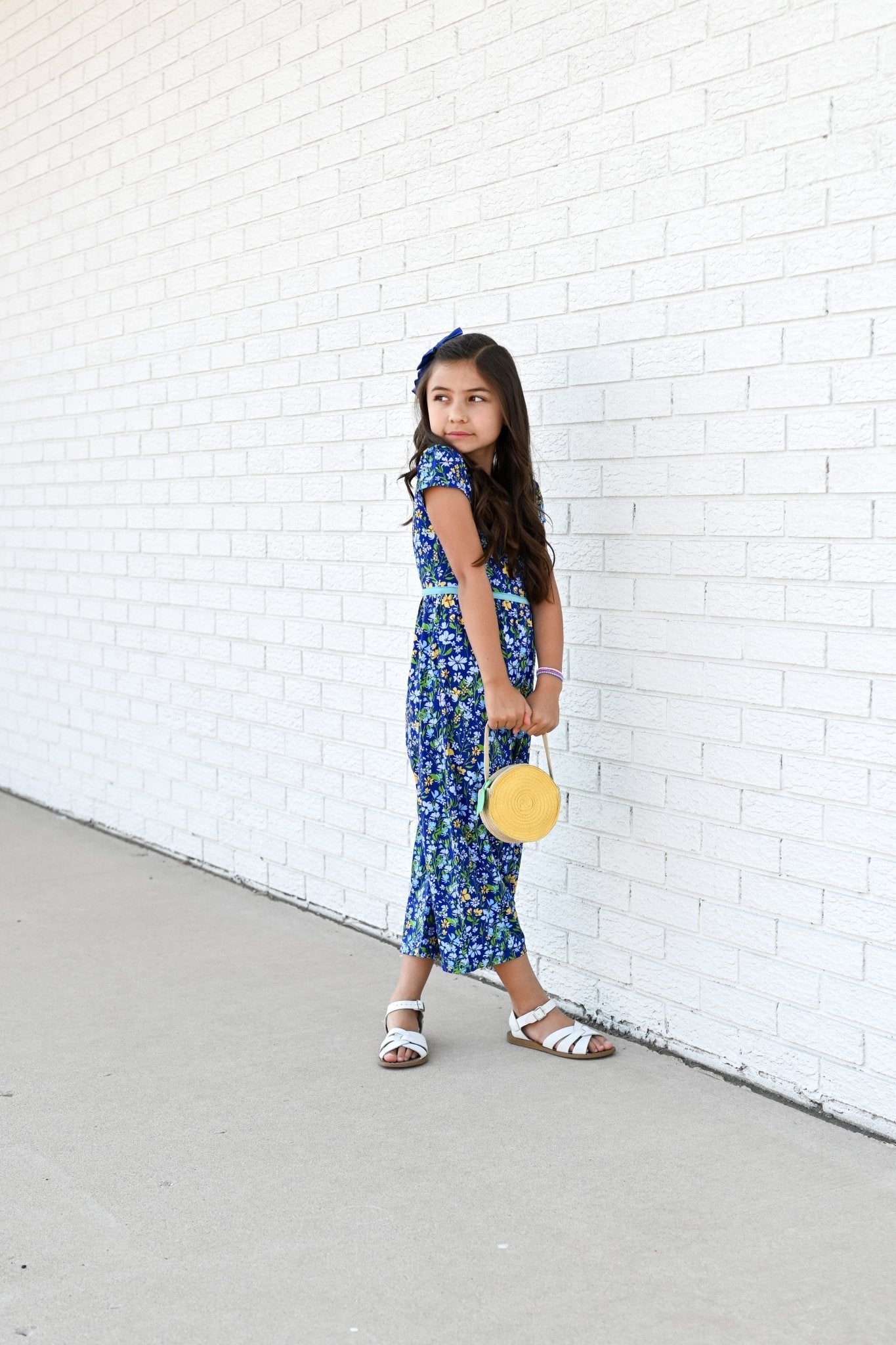 Wide Leg Romper in Wildflowers