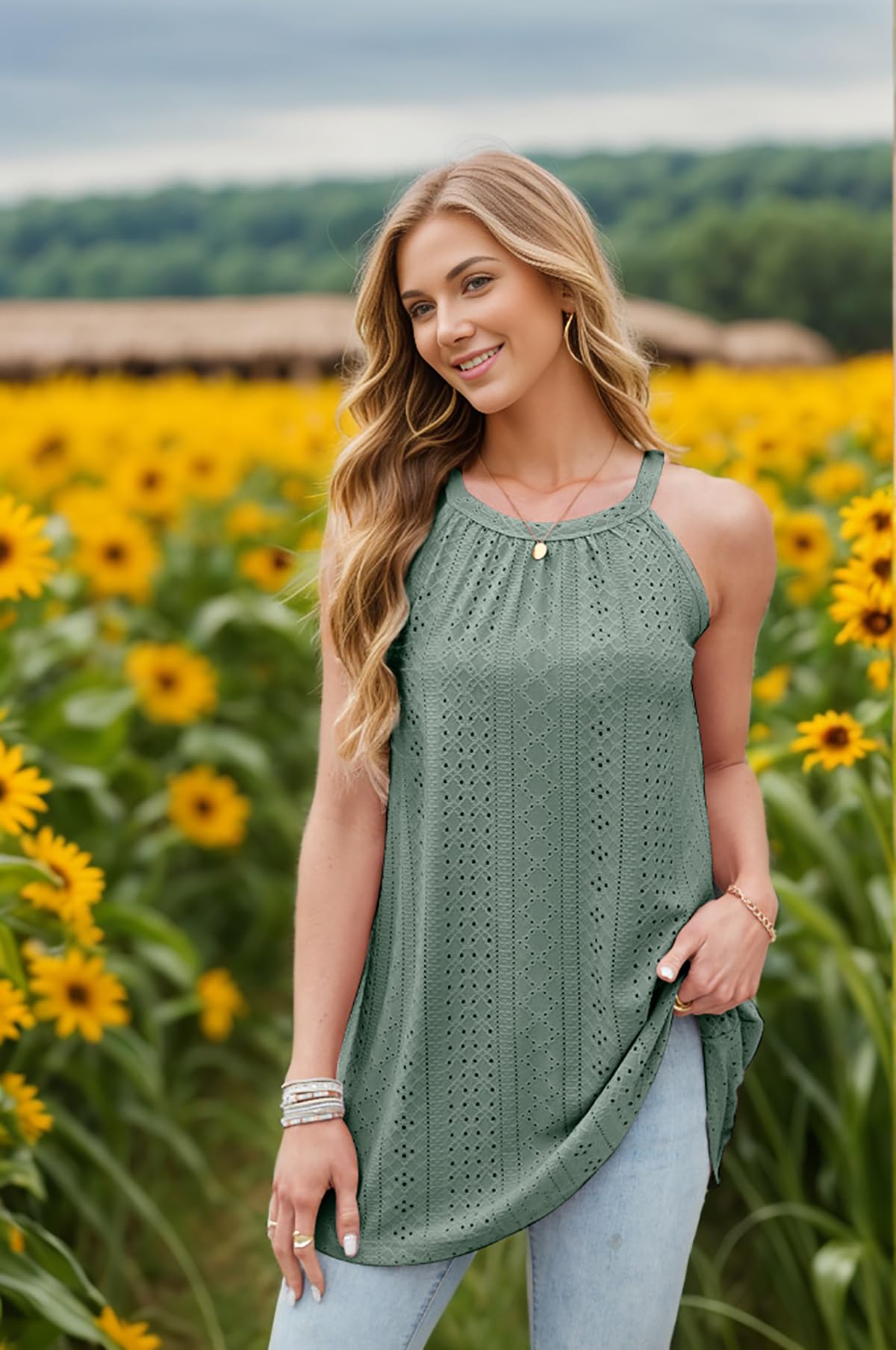 WIHOLL Swimsuit Cover Up for Women Crochet Hollow Out Summer Dresses for Women 2025