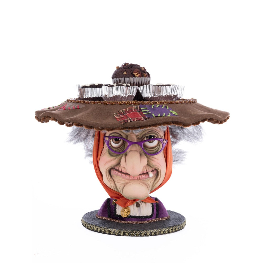Witch Head Cake Plate by Katherine's Collection