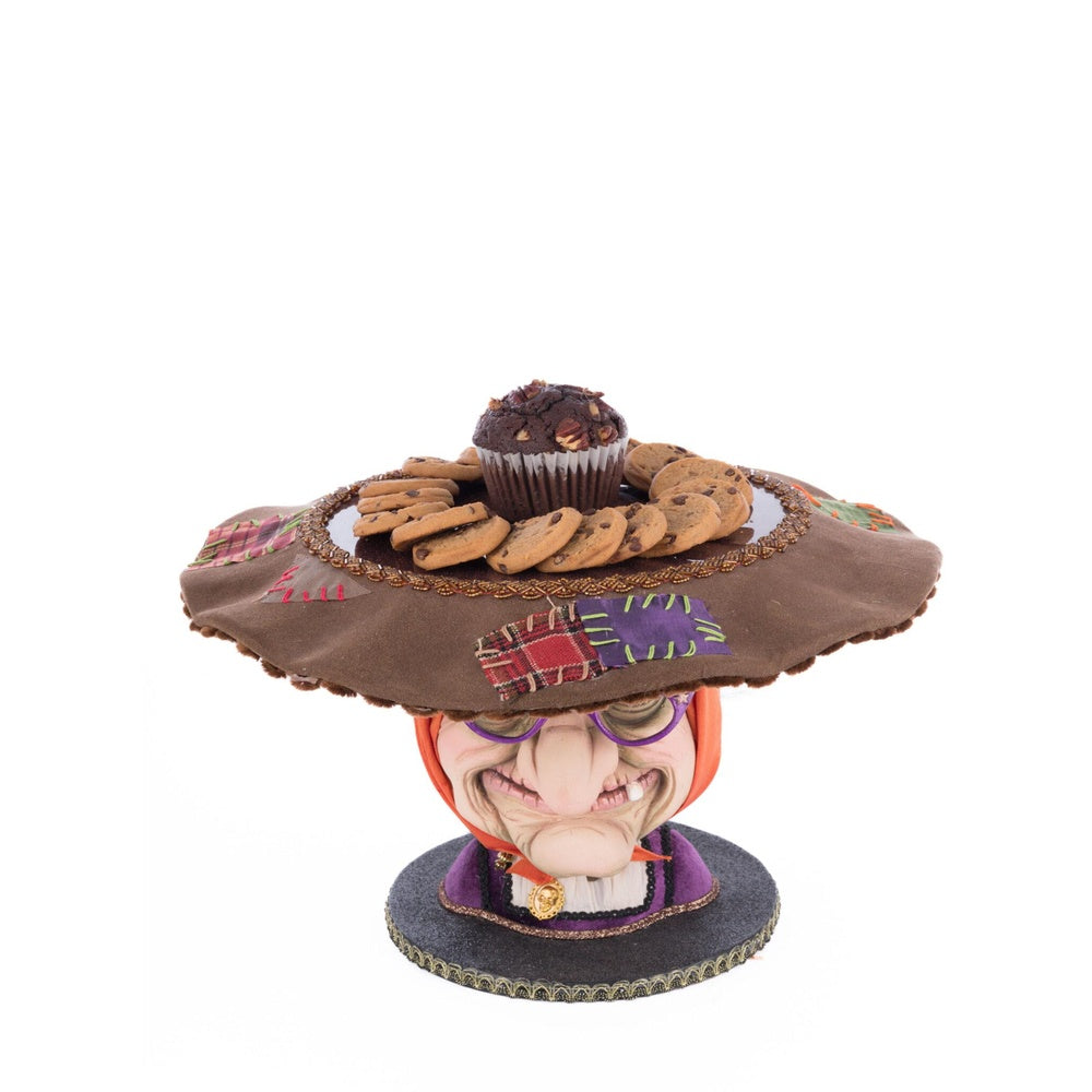 Witch Head Cake Plate by Katherine's Collection