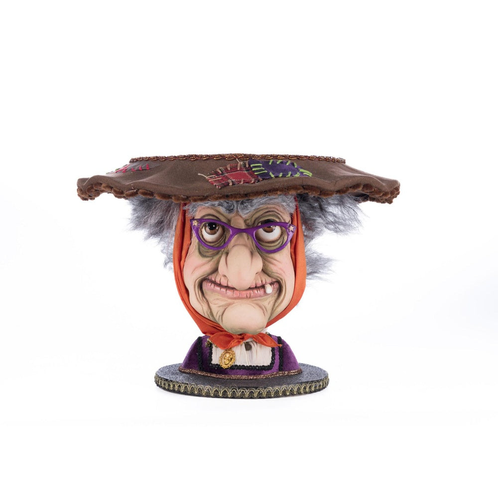 Witch Head Cake Plate by Katherine's Collection