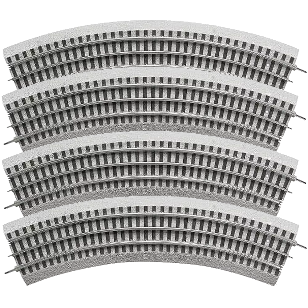 O-Gauge FasTrack  O36 Curve - 4 Pack
