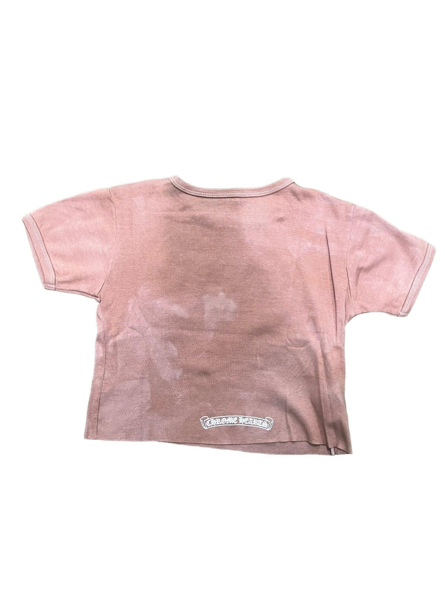 Women's Chrome Hearts x Dipped in Blue T-Shirt Brown (W)