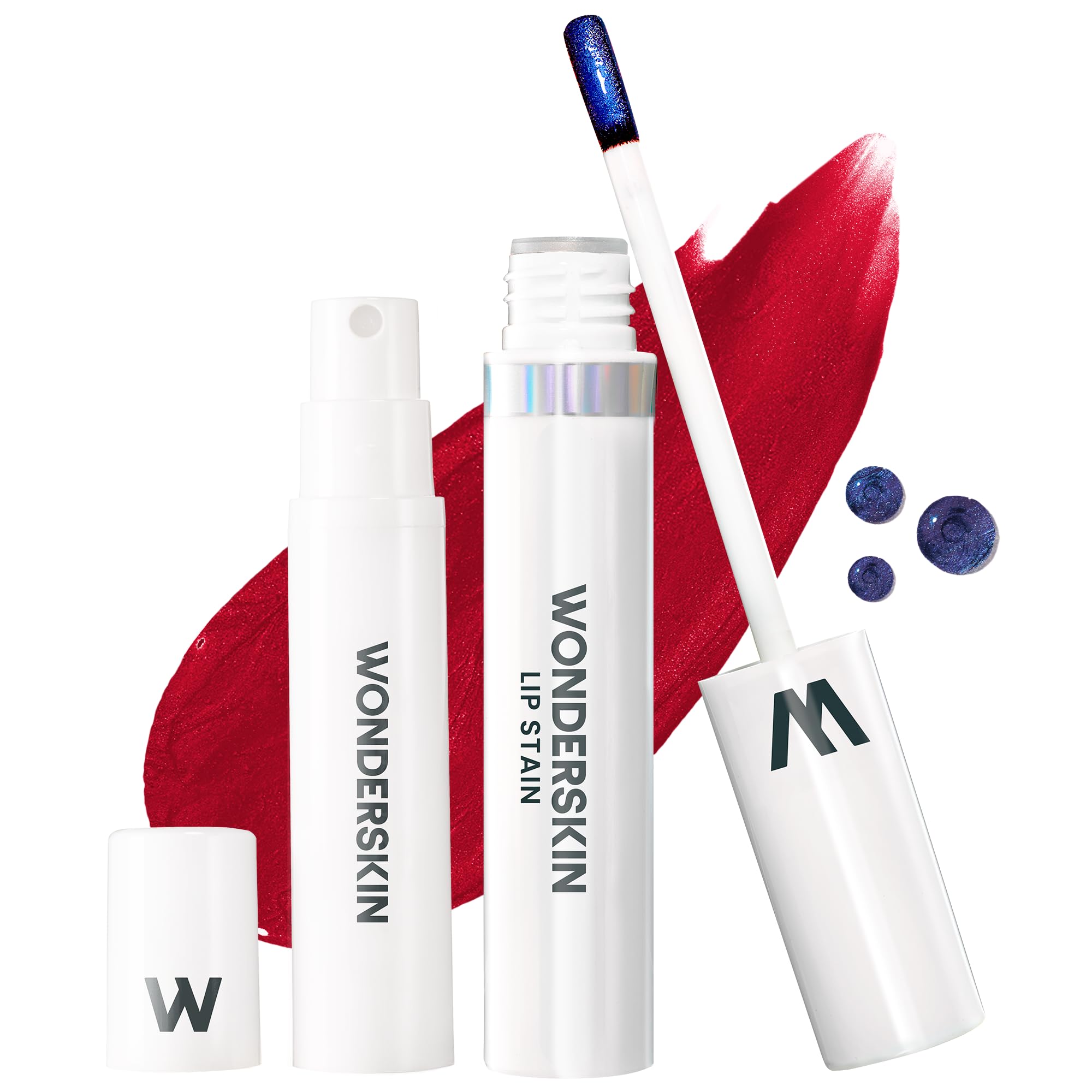 Wonderskin Wonder Blading All Day Lip Stain Peel Off Masque - Long Lasting, Waterproof and Transfer Proof Nude Lip Tint, Matte Finish Peel Off Lip Stain (Whimsical Masque)