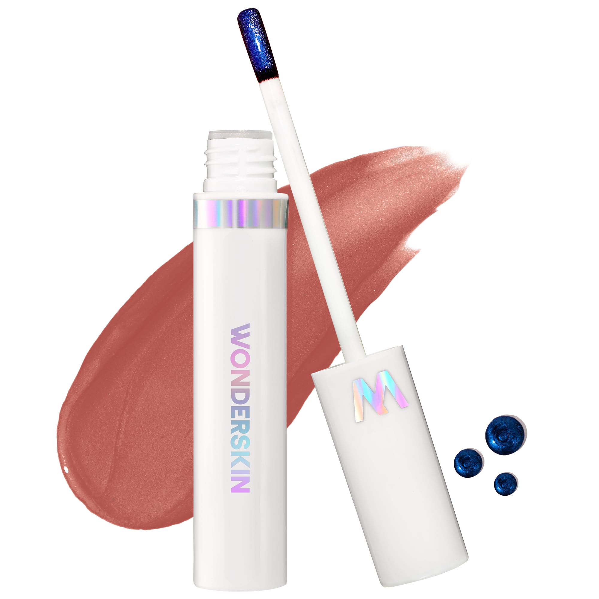 Wonderskin Wonder Blading All Day Lip Stain Peel Off Masque - Long Lasting, Waterproof and Transfer Proof Nude Lip Tint, Matte Finish Peel Off Lip Stain (Whimsical Masque)