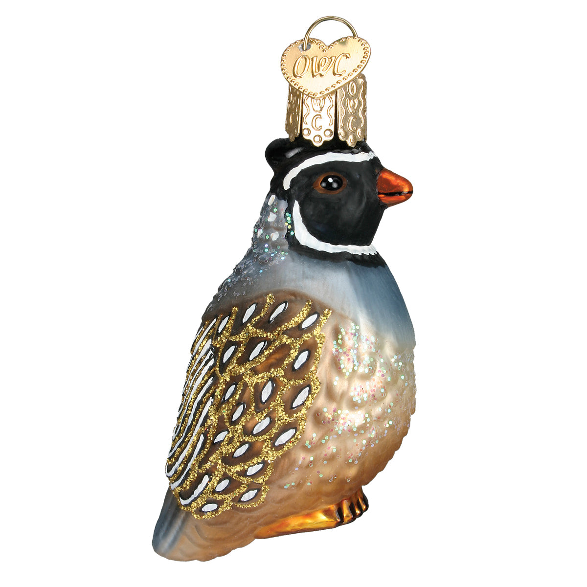 Old World Christmas Glass Partridge Ornament