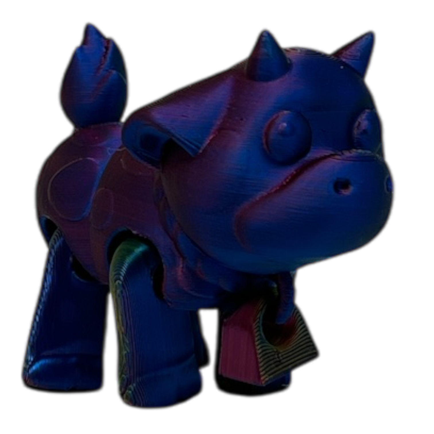 Barnyard Cow - Metallic Rainbow  Color