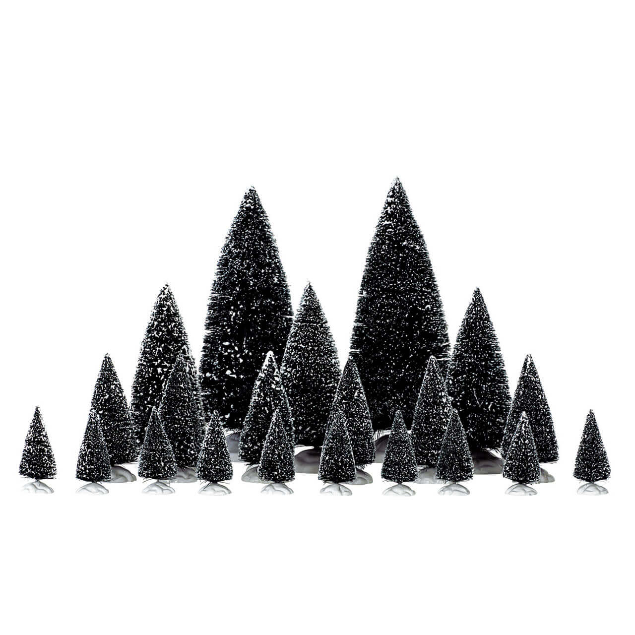 Assorted Pine Trees - 21 Piece Set