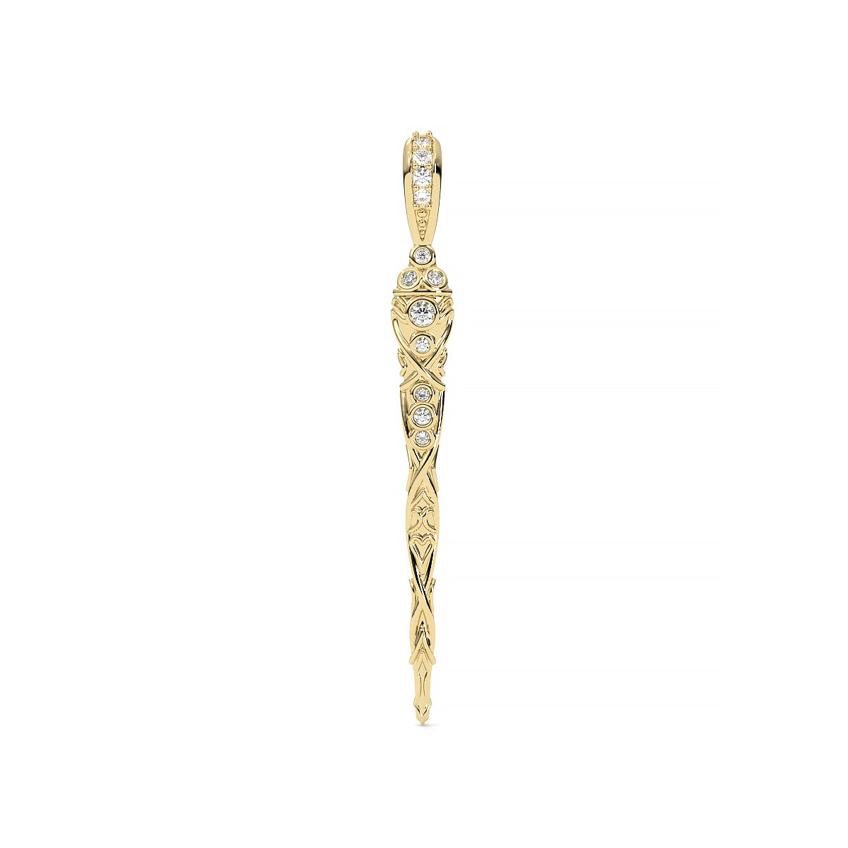 Diamond Wand Pendant
