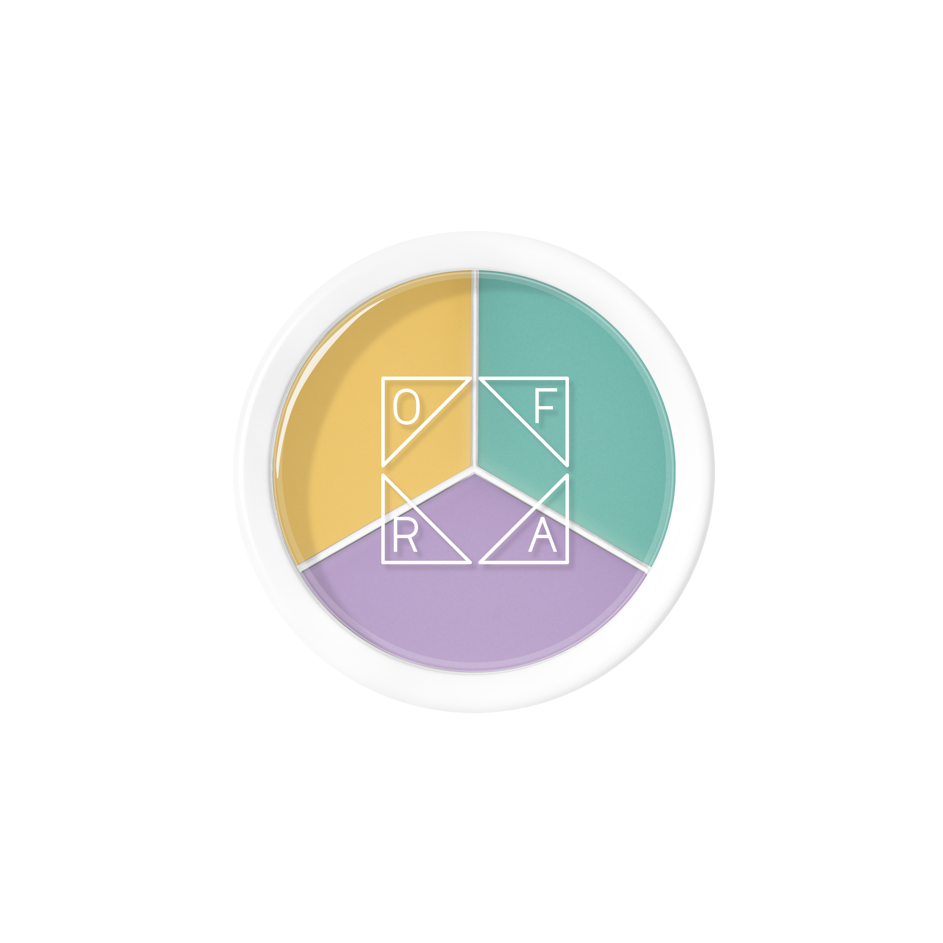 Corrector Tri-Pot - Yellow, Lilac, Mint