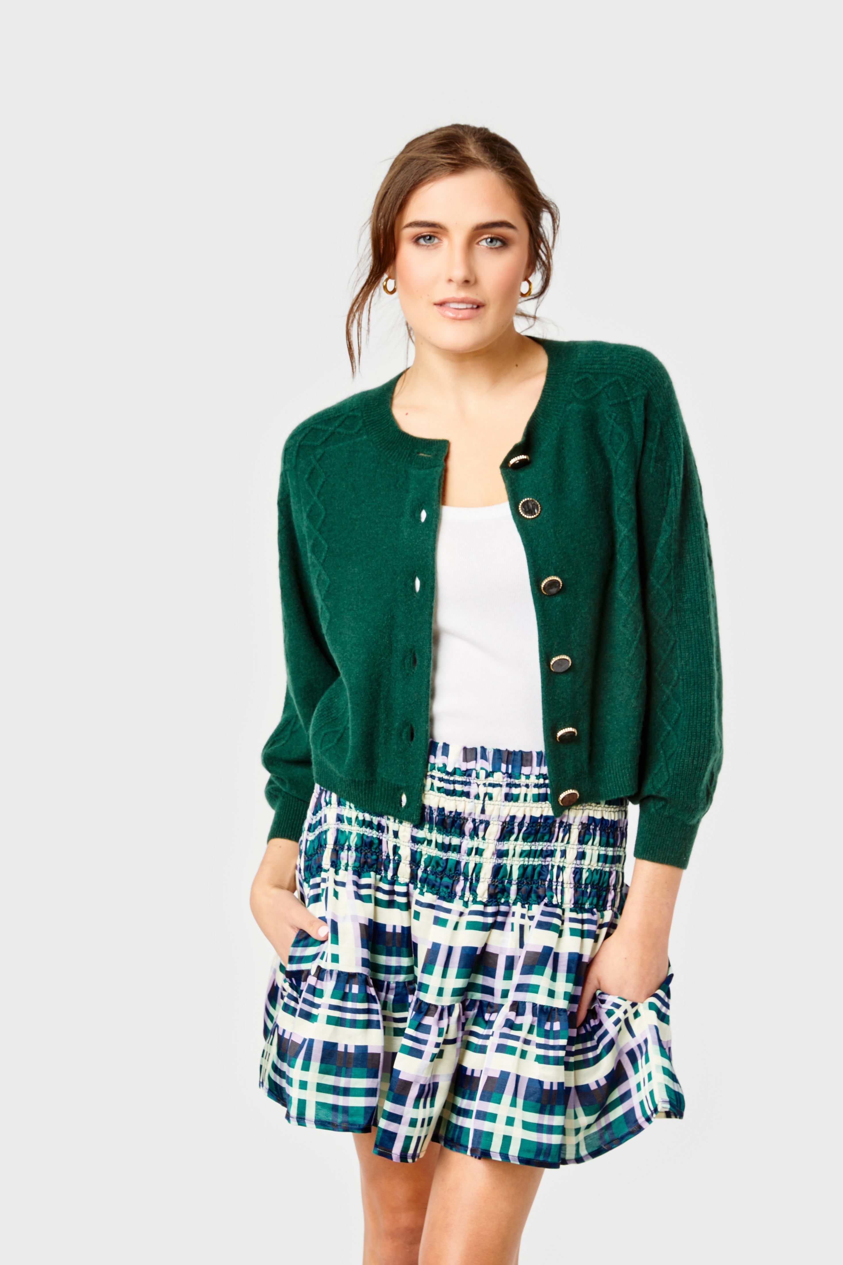 Mirabel Cardigan - Evergreen
