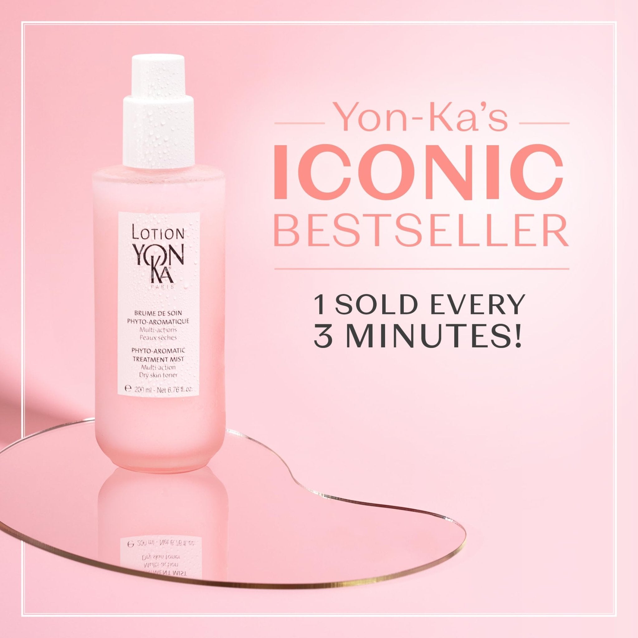 Yon-Ka Lotion PS Hydrating Face Toner (Dry & Sensitive Skin) Daily Face Mist to Refresh and Purify with Quintessence Essential Oils