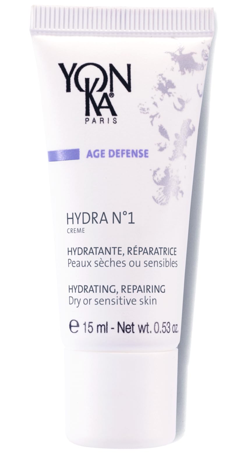 Yonka Daily Reparative Moisturizer, Hydra No. 1 Creme - Rich Anti-Aging Skincare with Hyaluronic Acid, Vitamins A, C & E for Dry Skin, Paraben-Free