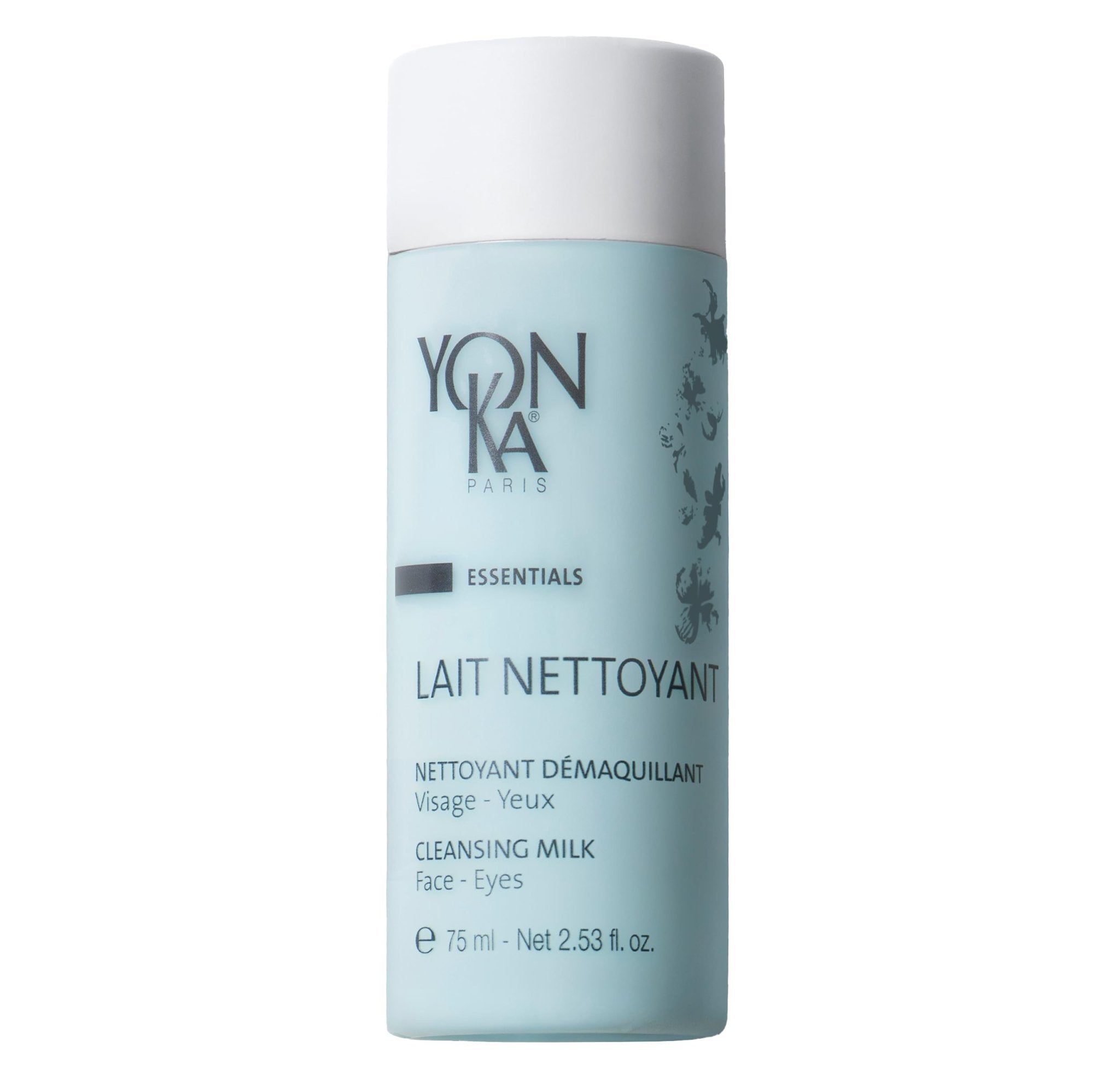 Yonka Lait Nettoyant Facial Cleanser, Gentle Milk Cleanser & Makeup Remover, Daily Plant Based Wash, Moisturize and Balance Skins pH, All Skin Types, Paraben-Free