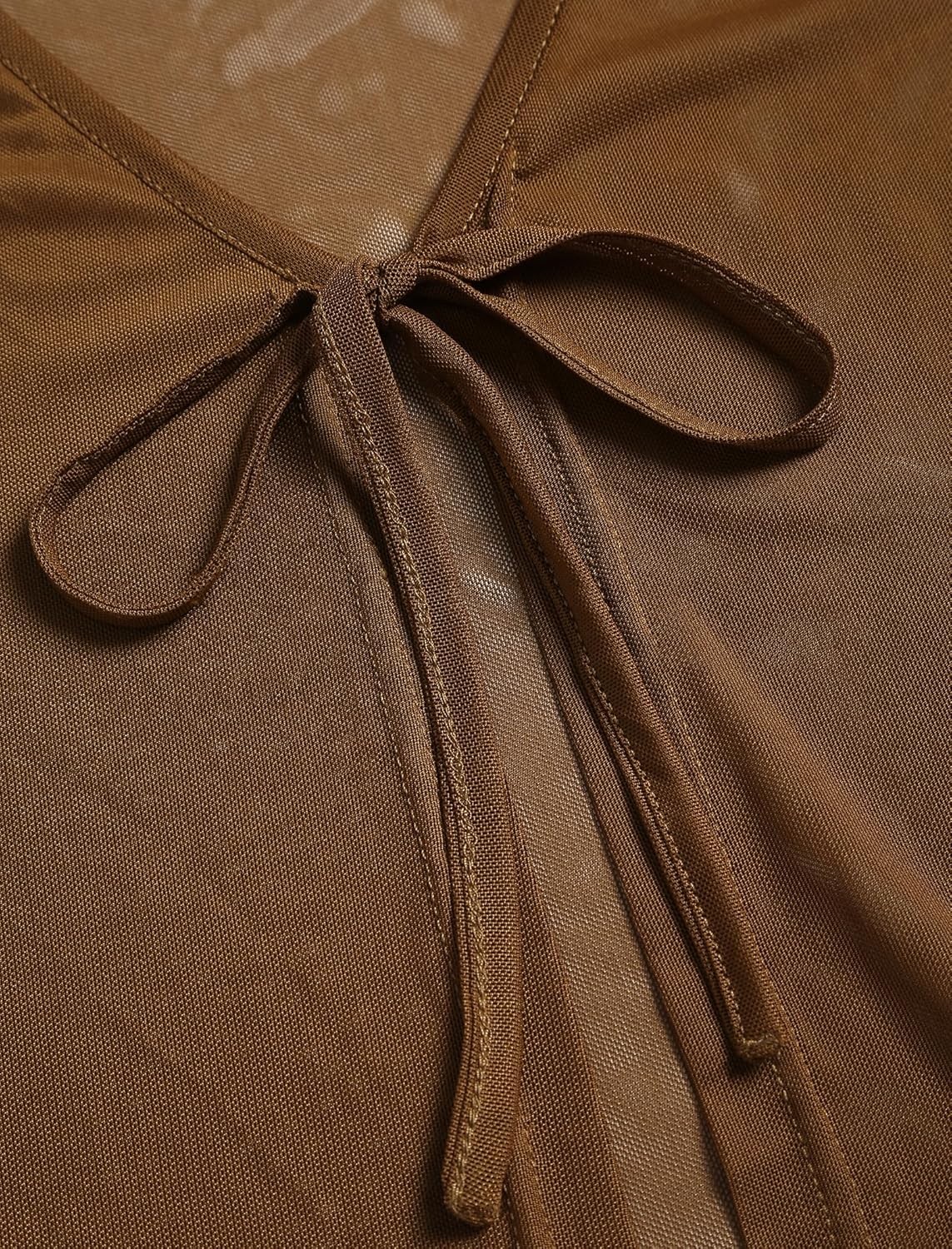 ZAFUL Women's Bell Sleeve Short Chiffon Cardigan Sheer Shrug 2 Piece Outfit Sets for Srping Summer