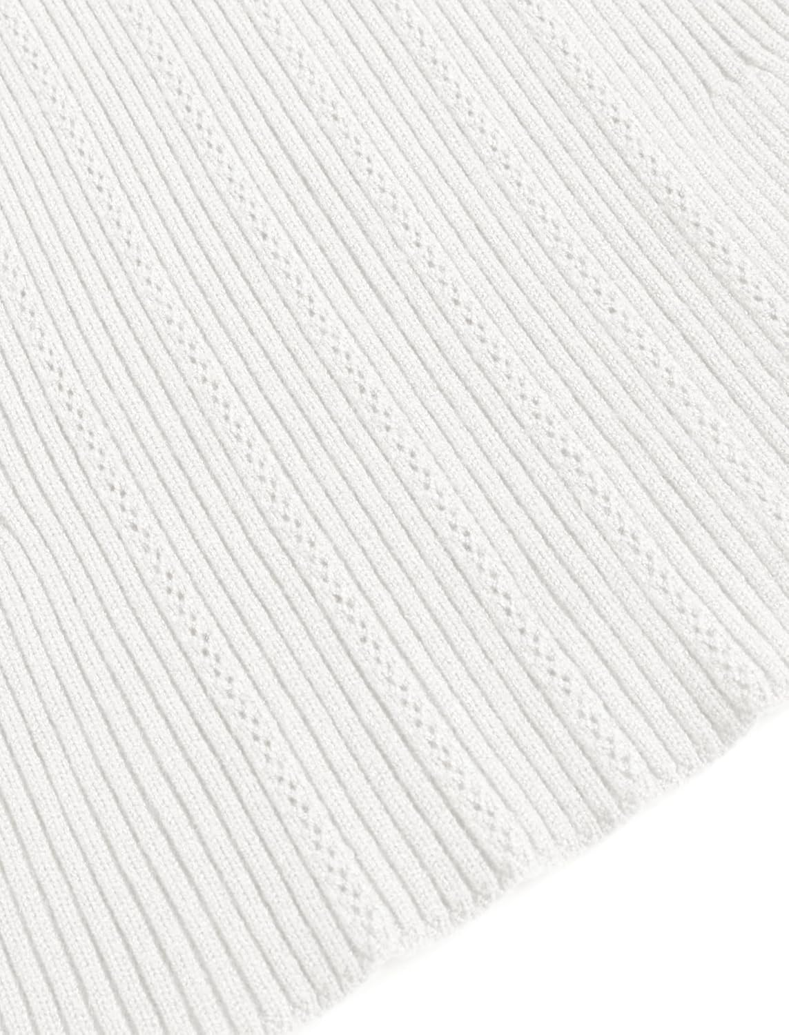 ZAFUL Women's Long Sleeve Midi Work Dresses Fall V Neck Ribbed Knit Pleated A-Line Fitted Elegant Sweater Dress 2025