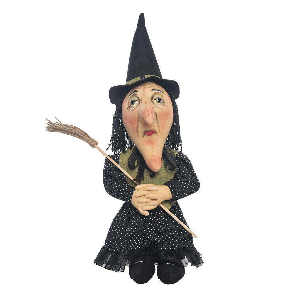 Zinnia Witch Gathered Traditions Art Doll by Joe Spencer